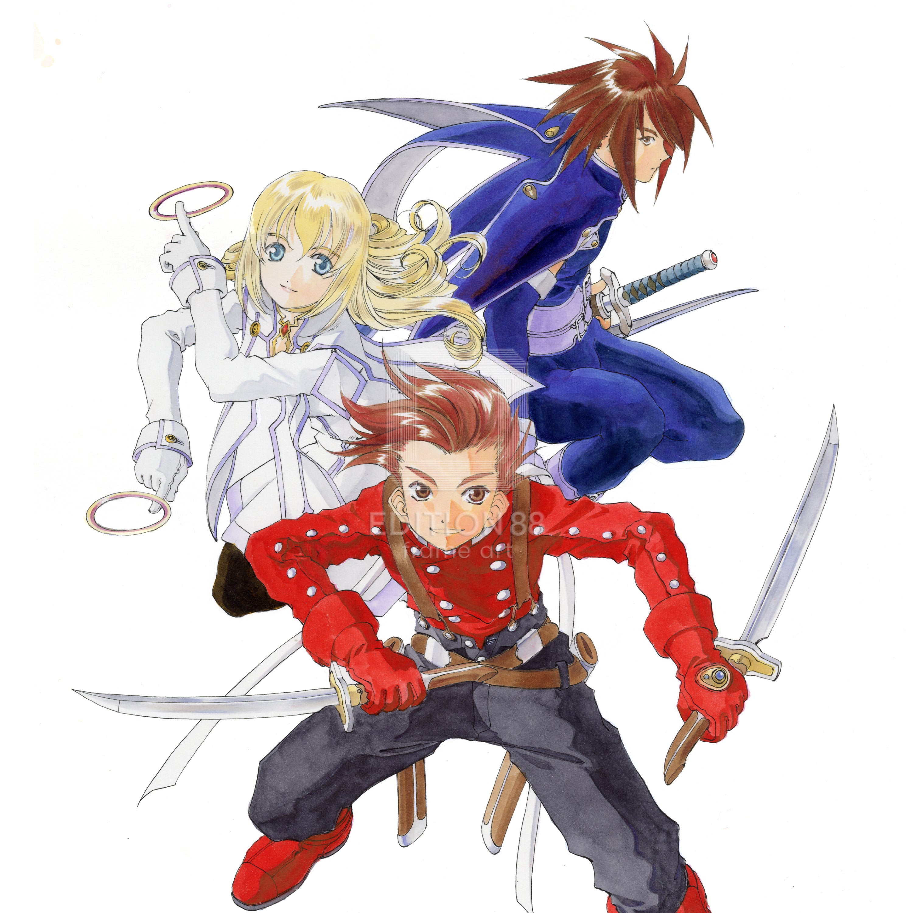 「テイルズ オブ シンフォニア」88グラフ2/藤島康介(箔押しサイン入り)