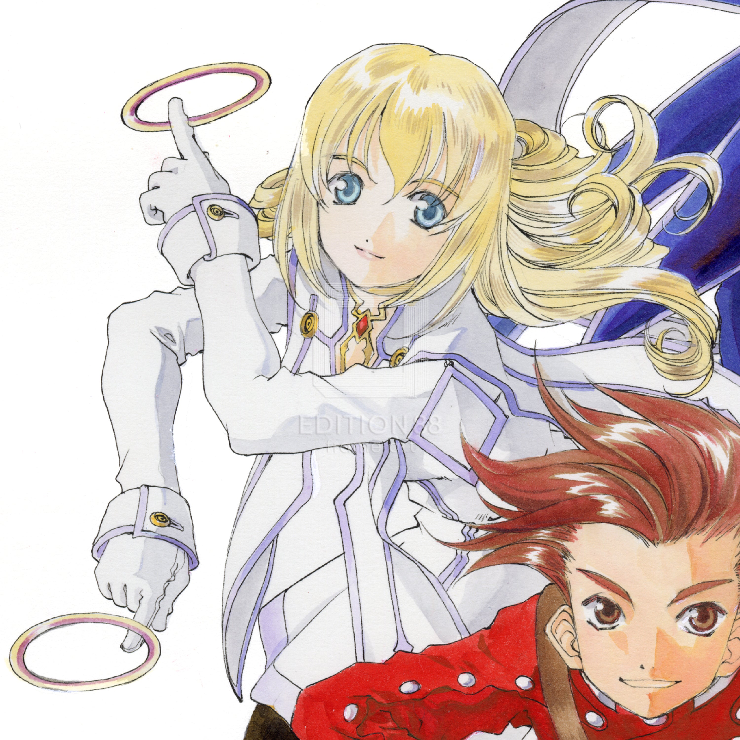 「テイルズ オブ シンフォニア」88グラフ2/藤島康介(箔押しサイン入り)