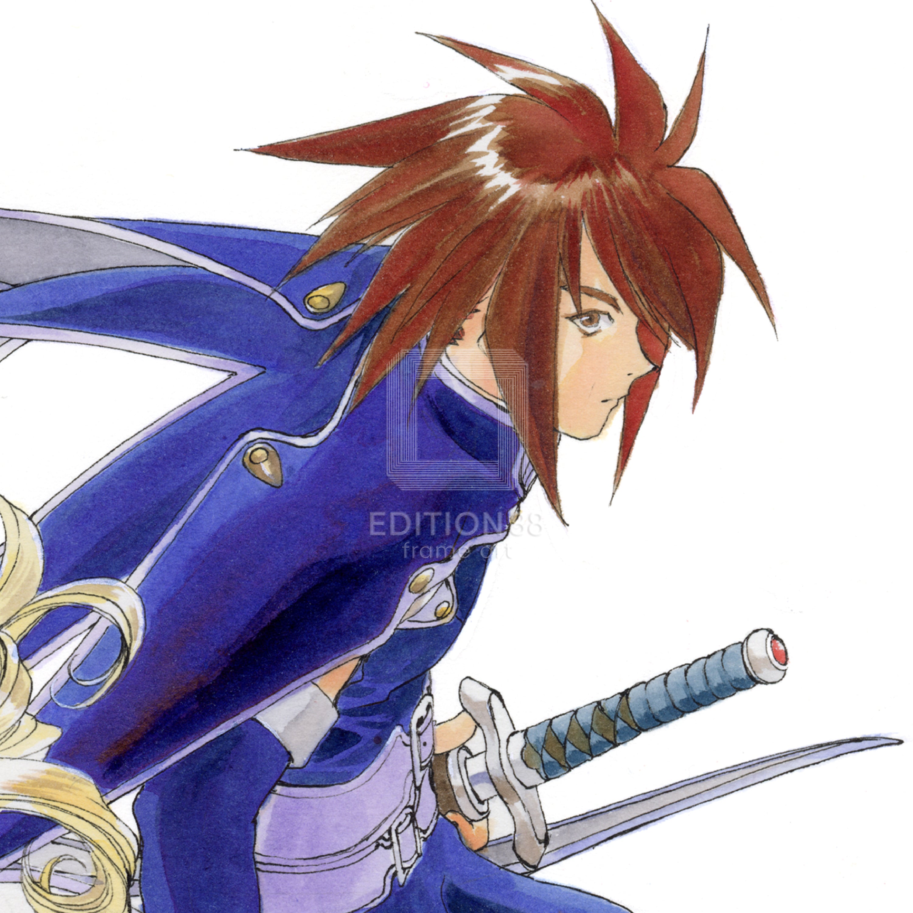 「テイルズ オブ シンフォニア」88グラフ2/藤島康介(箔押しサイン入り)