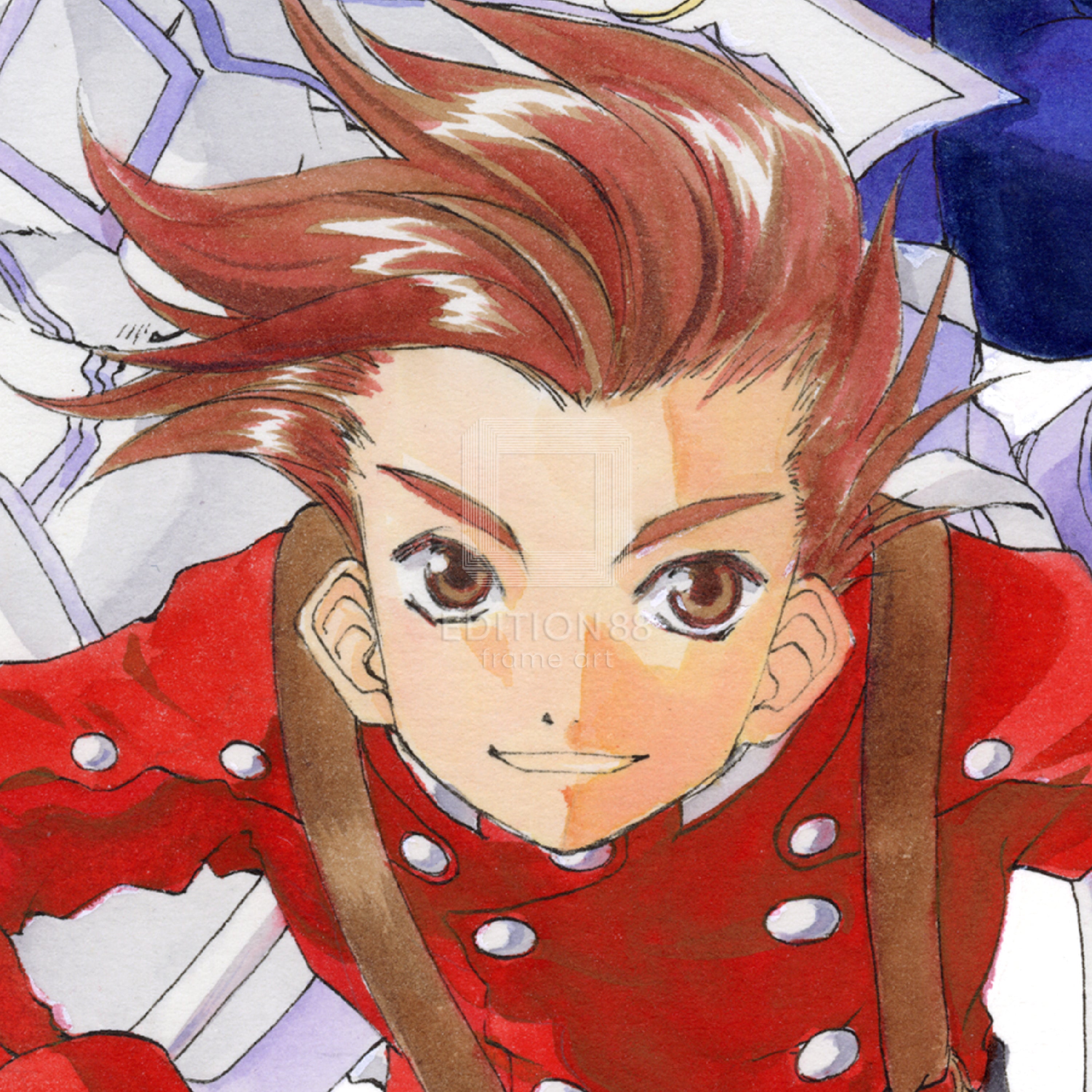 「テイルズ オブ シンフォニア」88グラフ2/藤島康介(箔押しサイン入り)