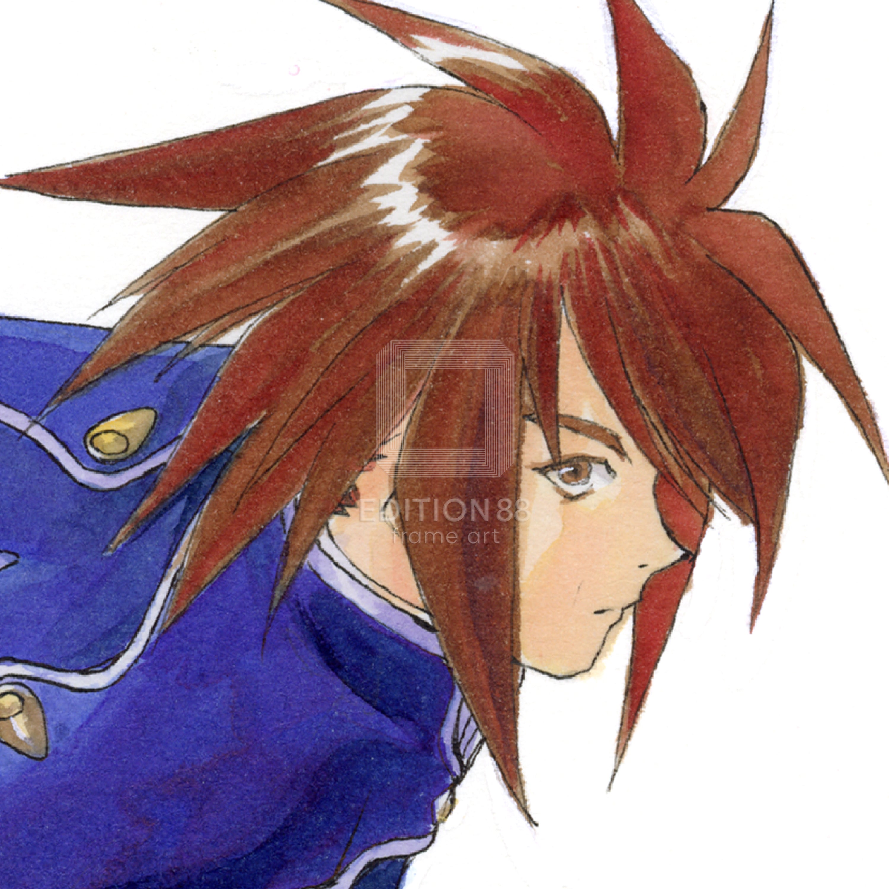 「テイルズ オブ シンフォニア」88グラフ2/藤島康介(箔押しサイン入り)