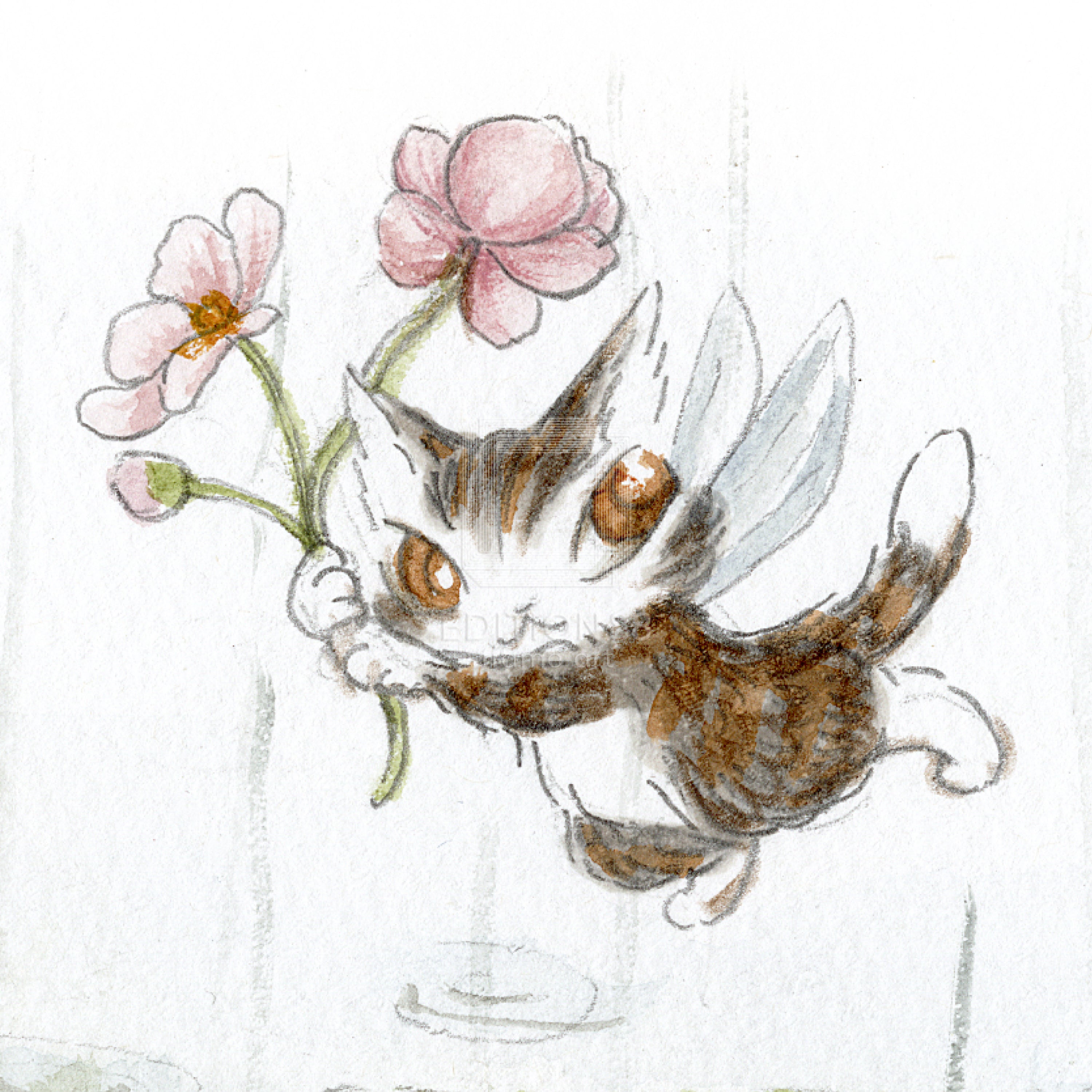 猫のダヤン 88グラフ「ジベルニー モネの庭」/池田あきこ(直筆サイン入り/限定200枚)