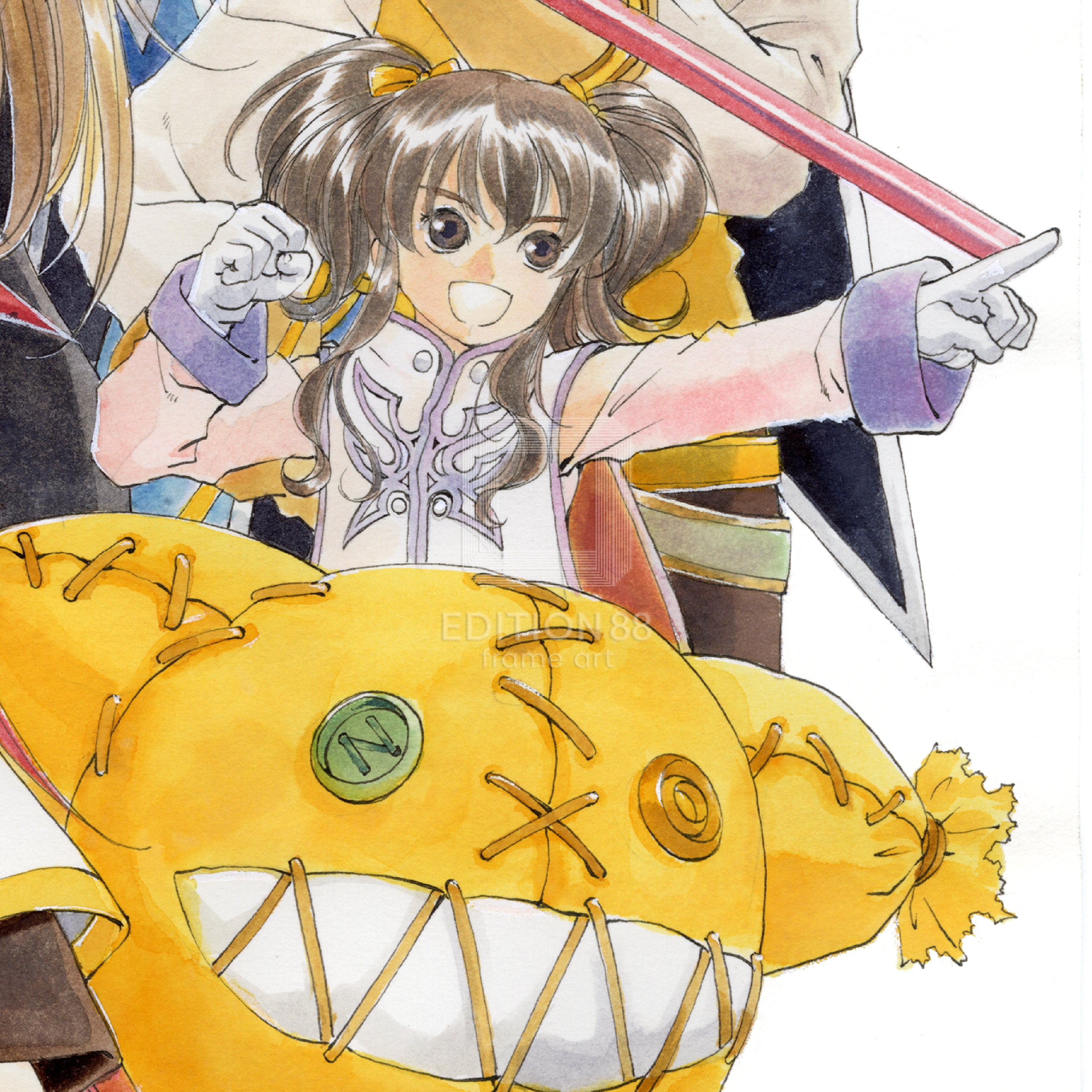 「テイルズ オブ ジ アビス」88グラフ1/藤島康介(箔押しサイン入り)