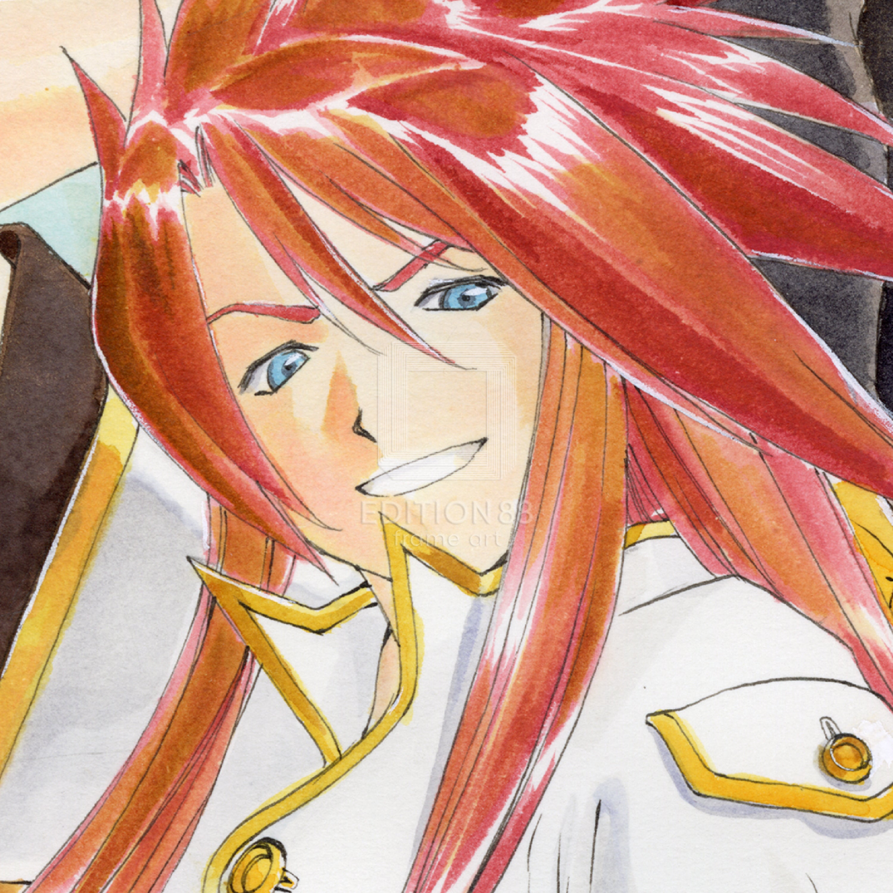 「テイルズ オブ ジ アビス」88グラフ1/藤島康介(箔押しサイン入り)