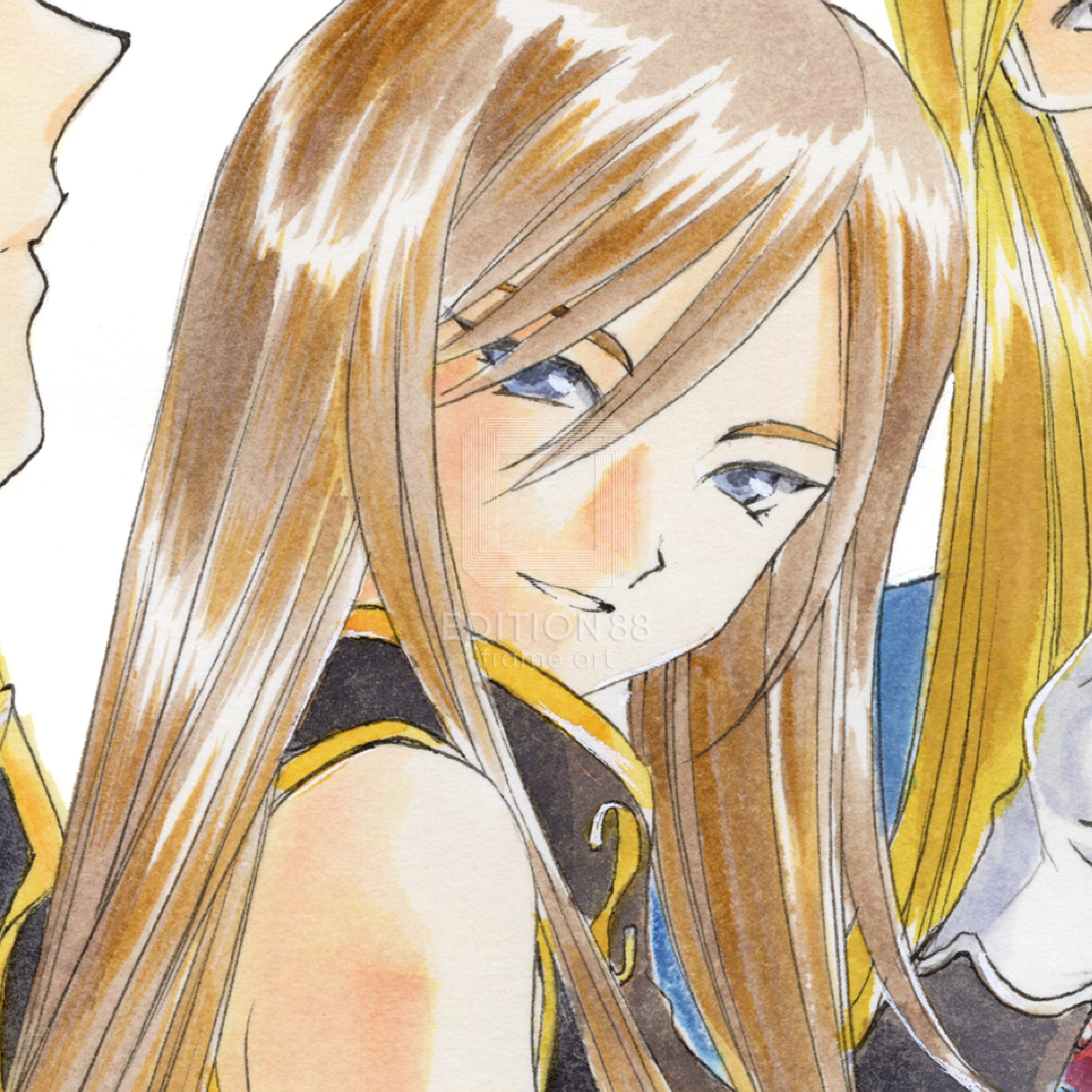 「テイルズ オブ ジ アビス」88グラフ1/藤島康介(箔押しサイン入り)