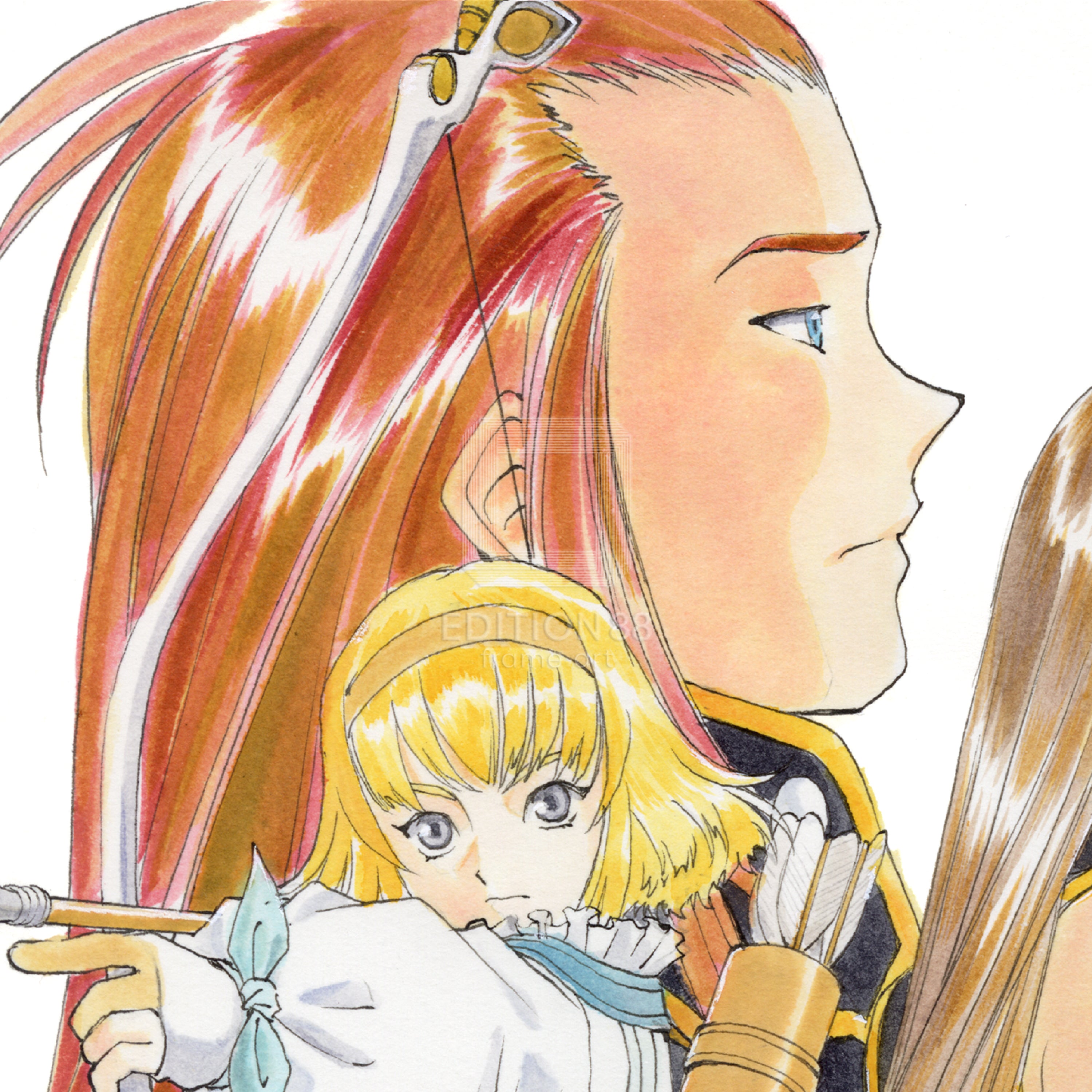 「テイルズ オブ ジ アビス」88グラフ1/藤島康介(箔押しサイン入り)