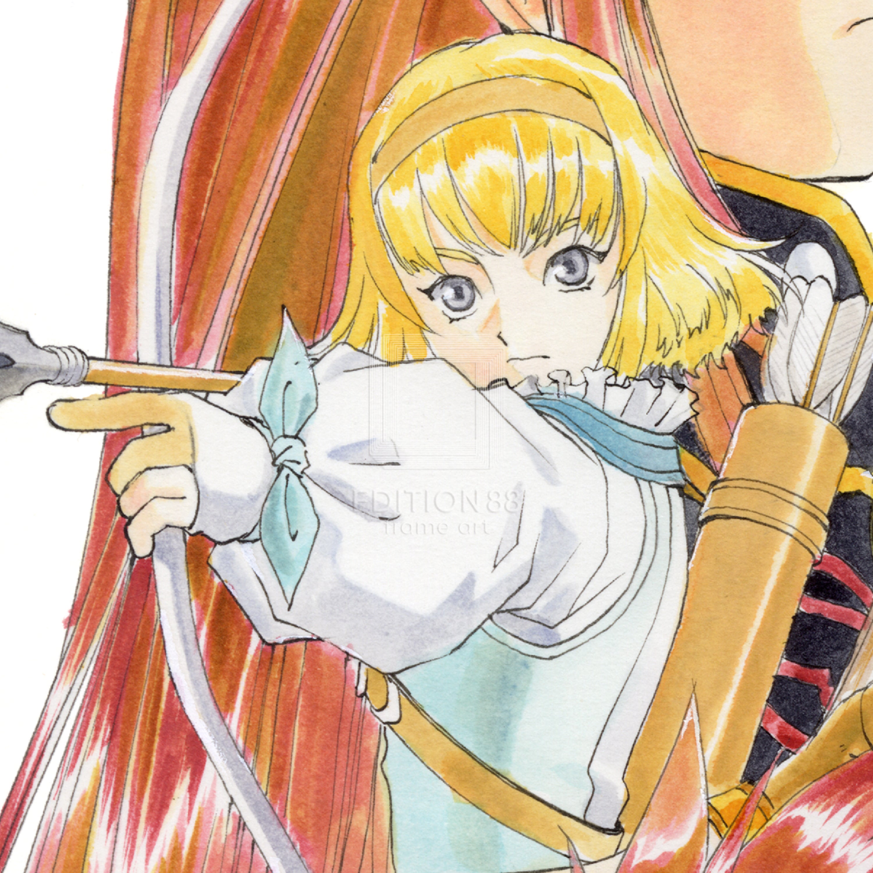 「テイルズ オブ ジ アビス」88グラフ1/藤島康介(箔押しサイン入り)