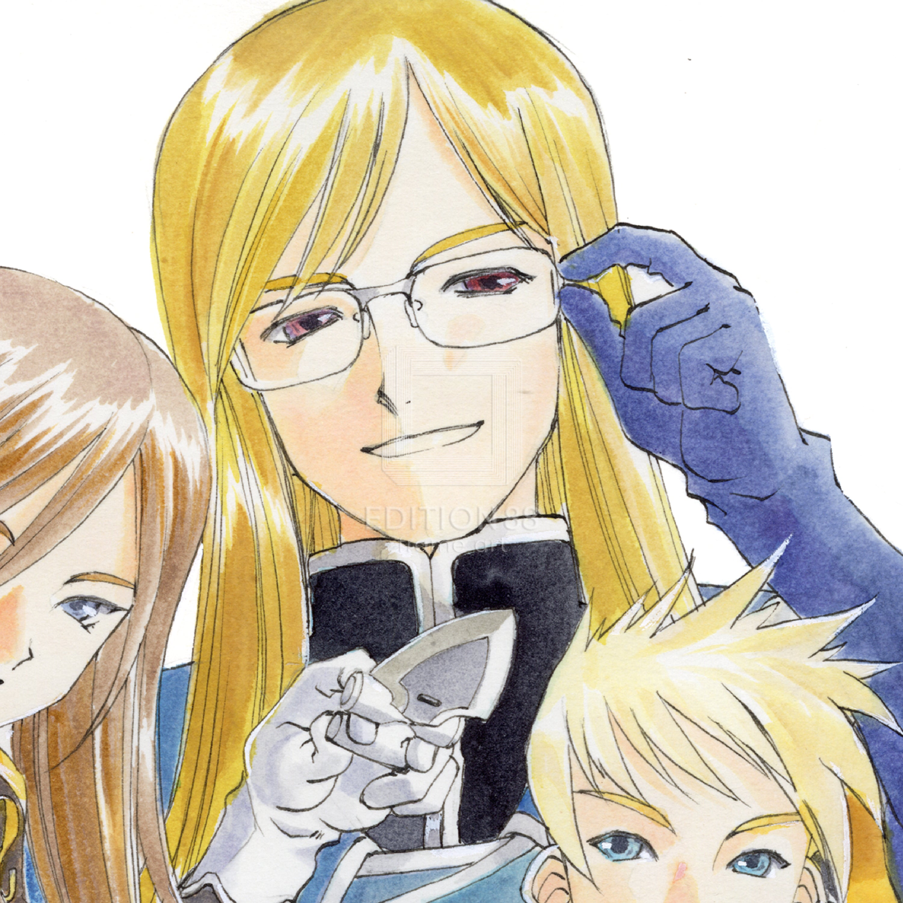 「テイルズ オブ ジ アビス」88グラフ1/藤島康介(箔押しサイン入り)