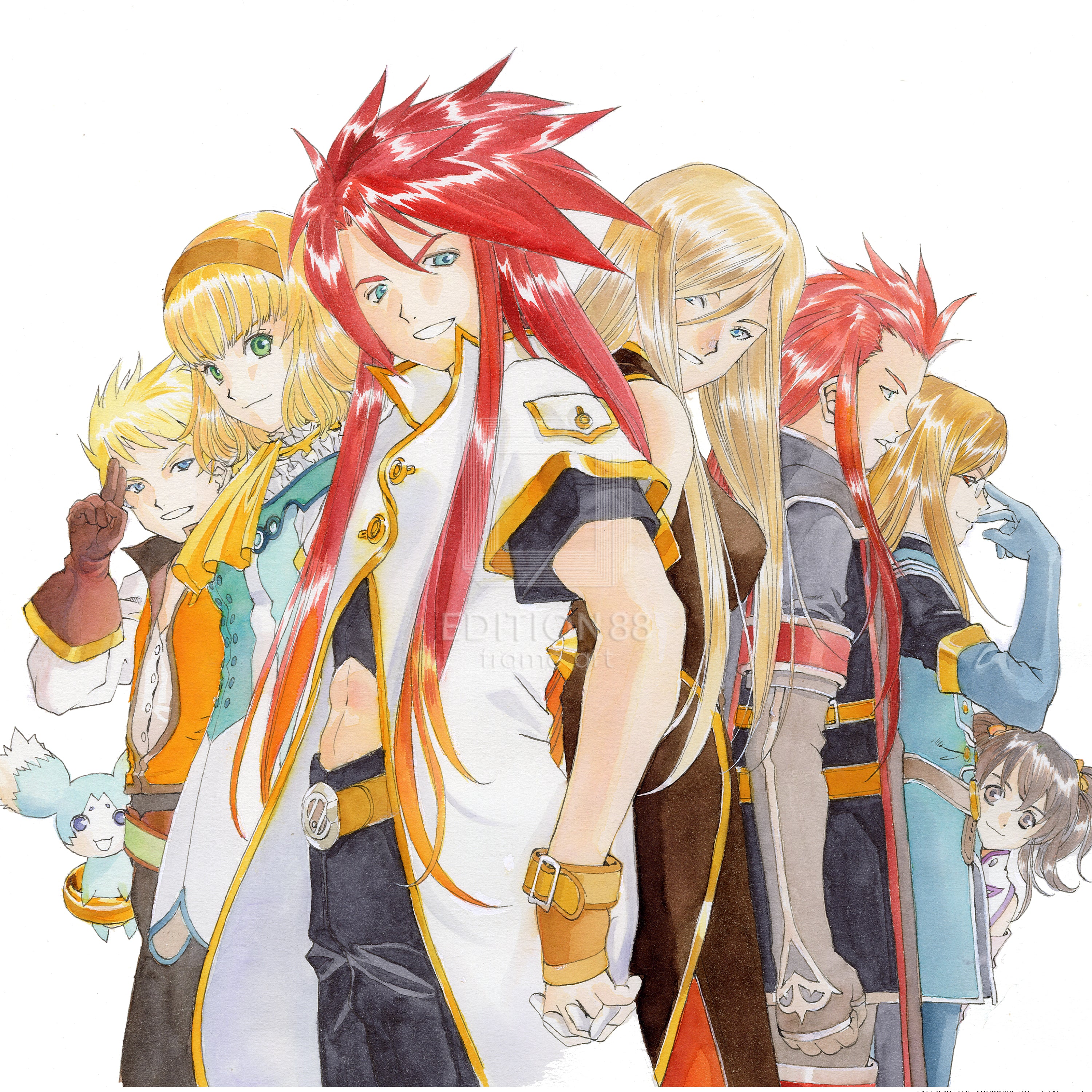 「テイルズ オブ ジ アビス」88グラフ2/藤島康介(箔押しサイン入り)