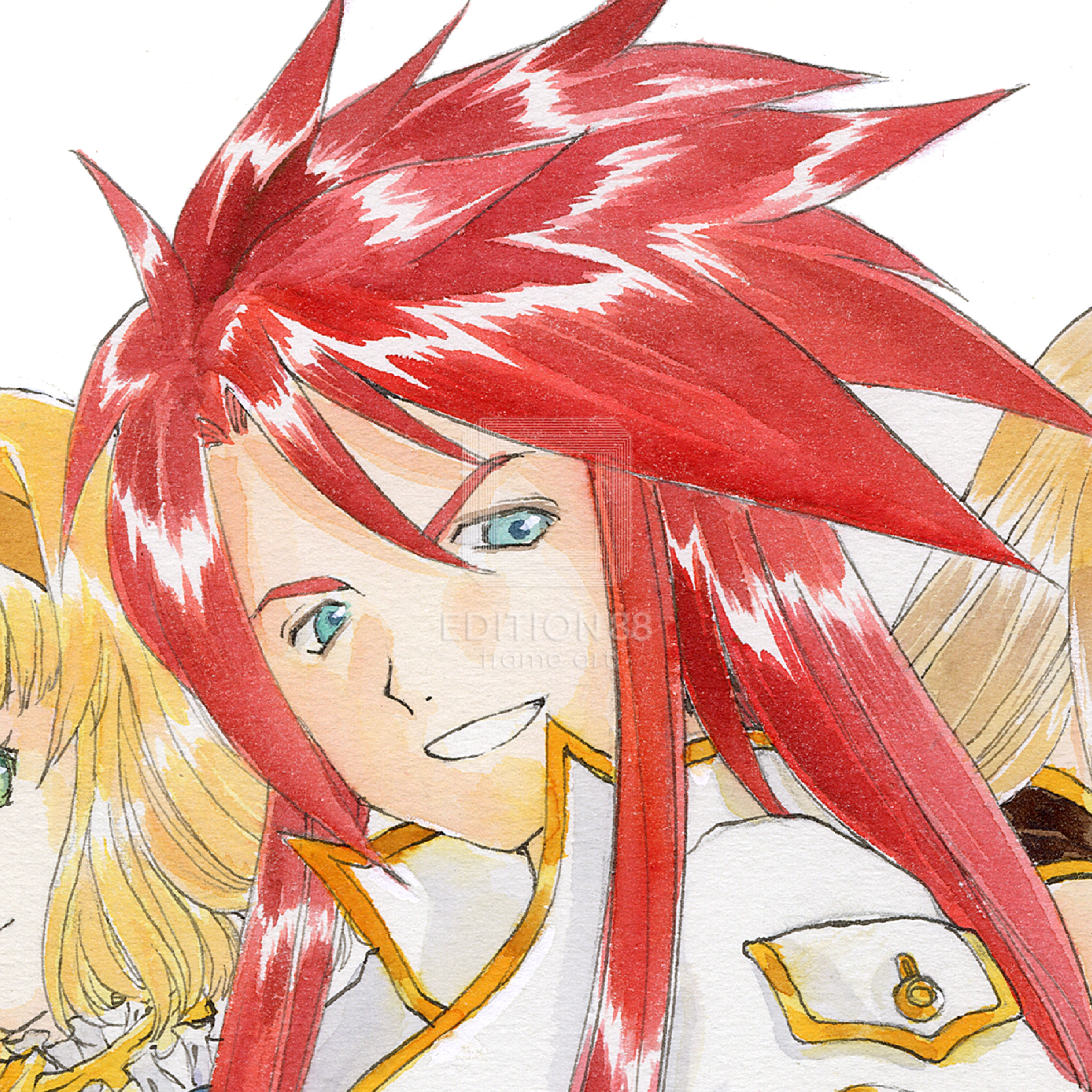 「テイルズ オブ ジ アビス」88グラフ2/藤島康介(箔押しサイン入り)