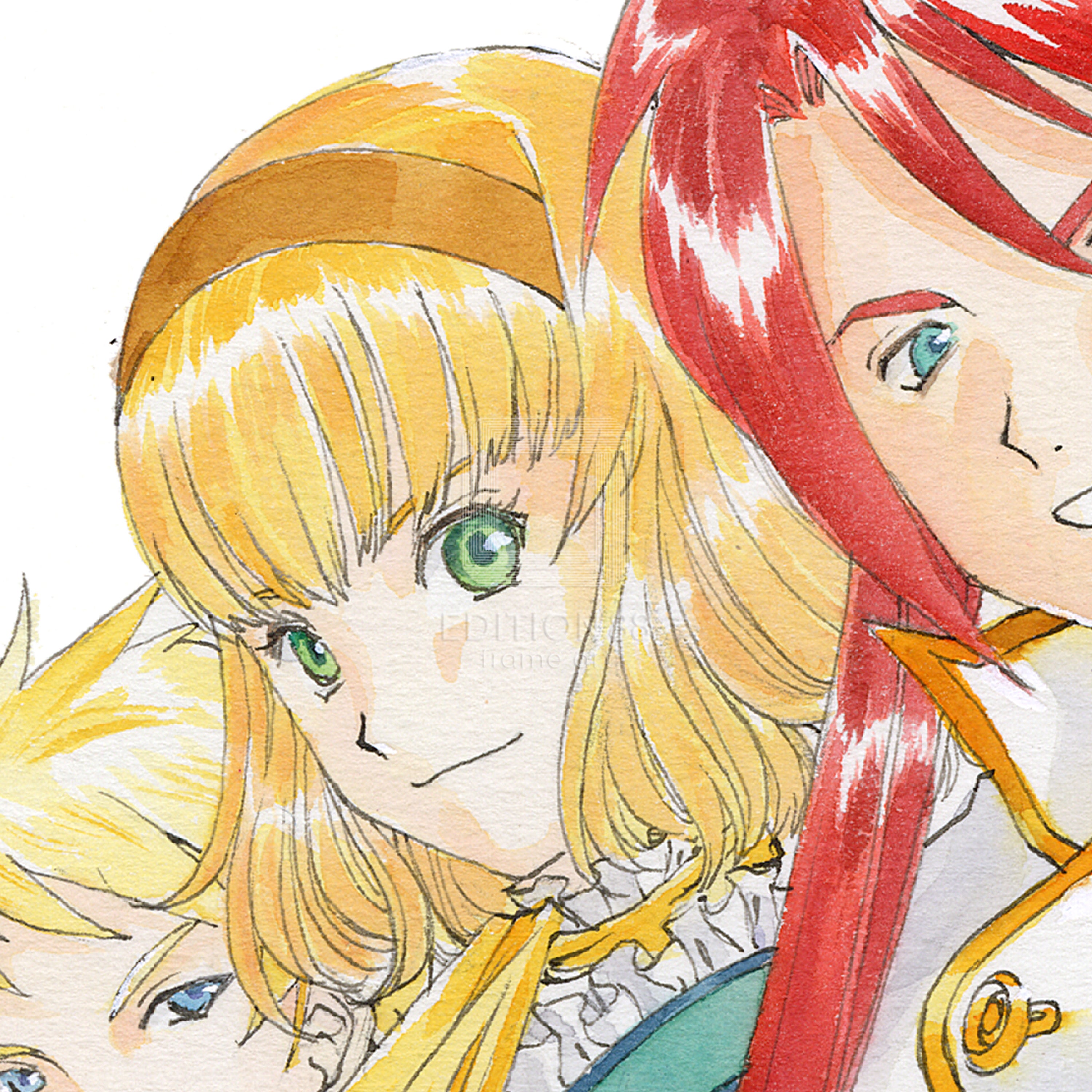 「テイルズ オブ ジ アビス」88グラフ2/藤島康介(箔押しサイン入り)