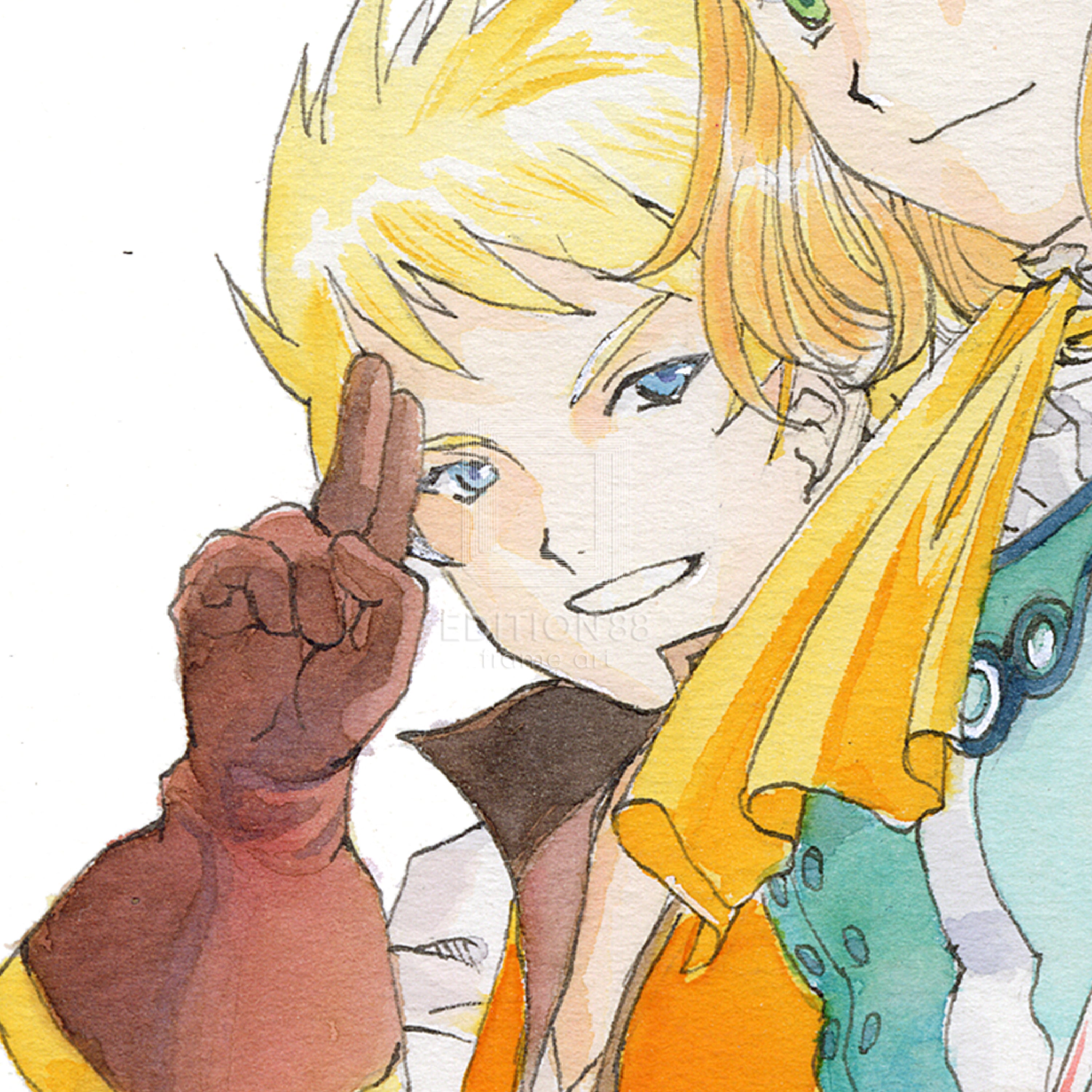 「テイルズ オブ ジ アビス」88グラフ2/藤島康介(箔押しサイン入り)