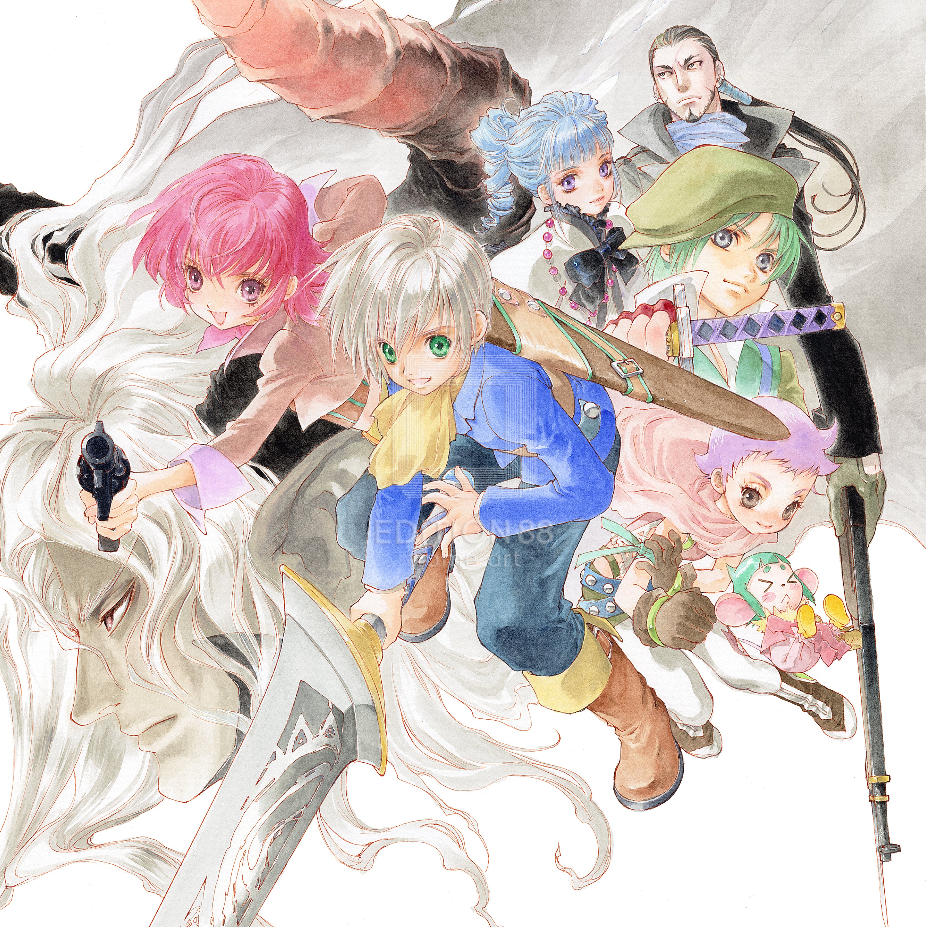 「テイルズ オブ イノセンス 」88グラフ1/いのまたむつみ(箔押しサイン入り)