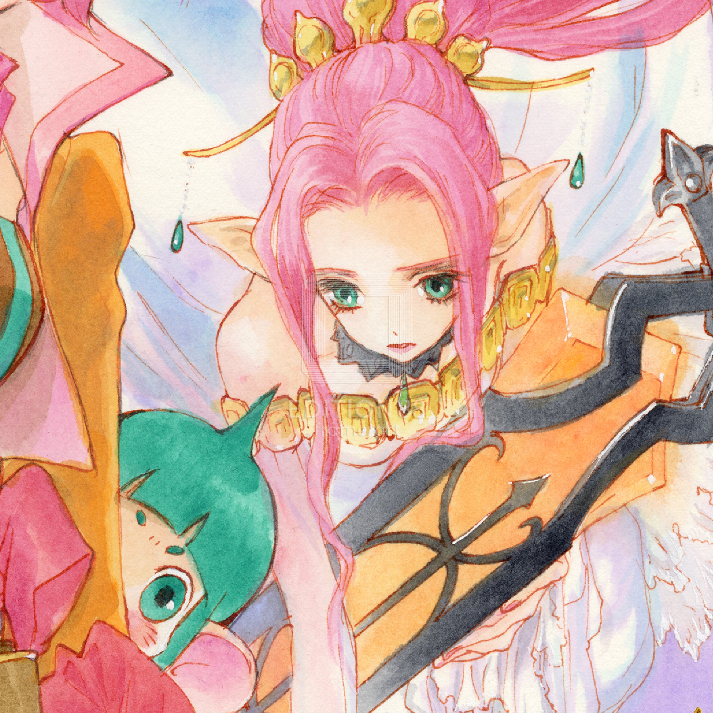 「テイルズ オブ イノセンス」88グラフ2/いのまたむつみ(箔押しサイン入り)