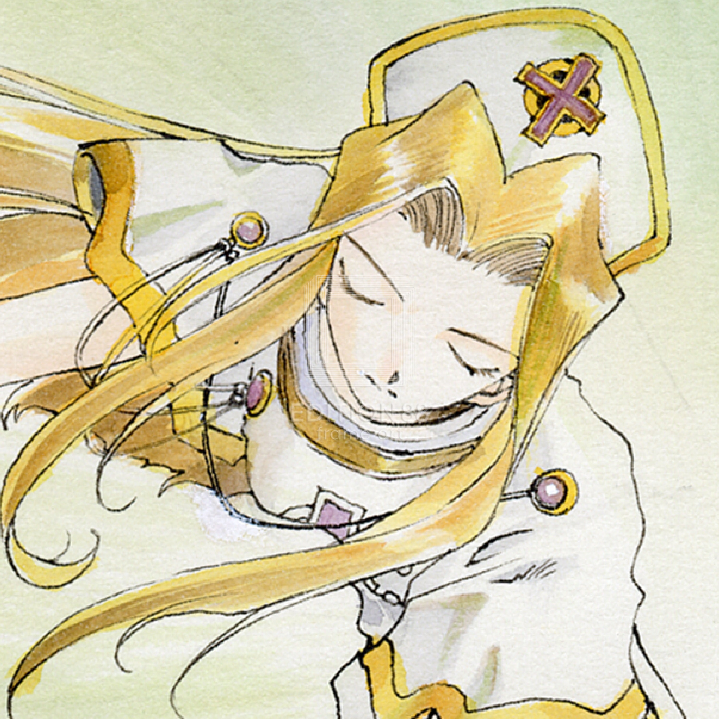 「テイルズ オブ ファンタジア」88グラフ1/藤島康介(箔押しサイン入り)