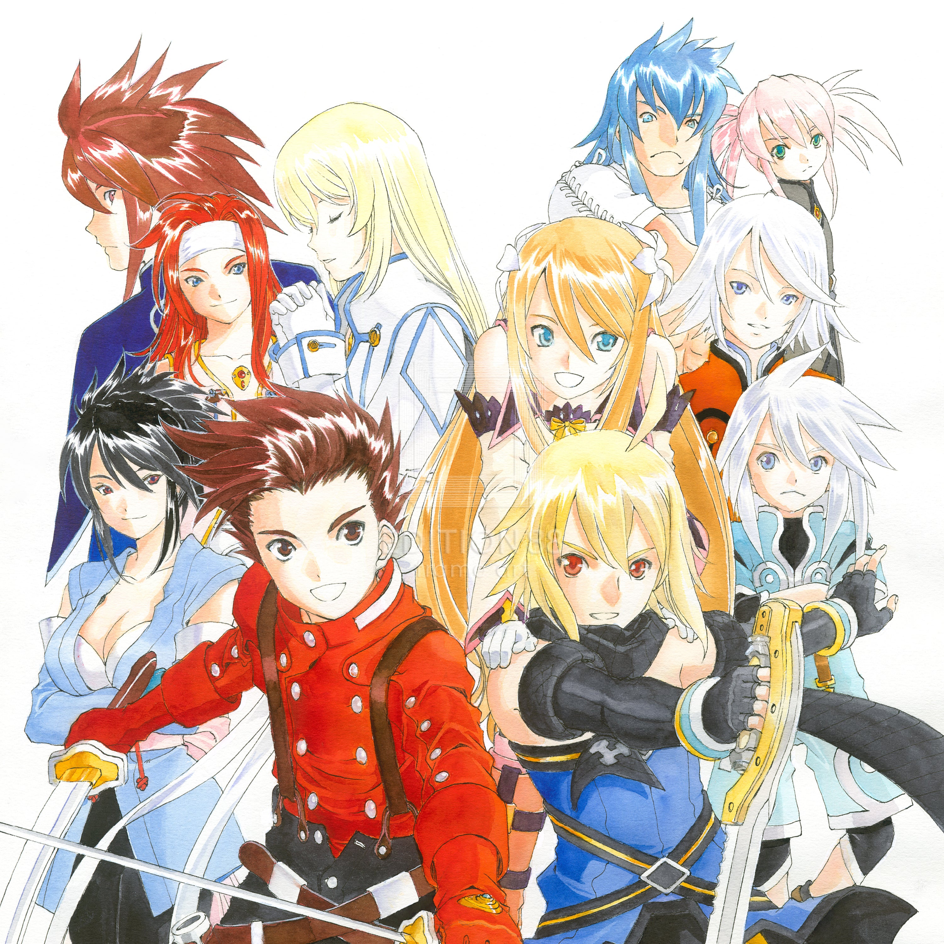 「テイルズ オブ シンフォニアーラタトスクの騎士ー」88グラフ/藤島康介(箔押しサイン入り)