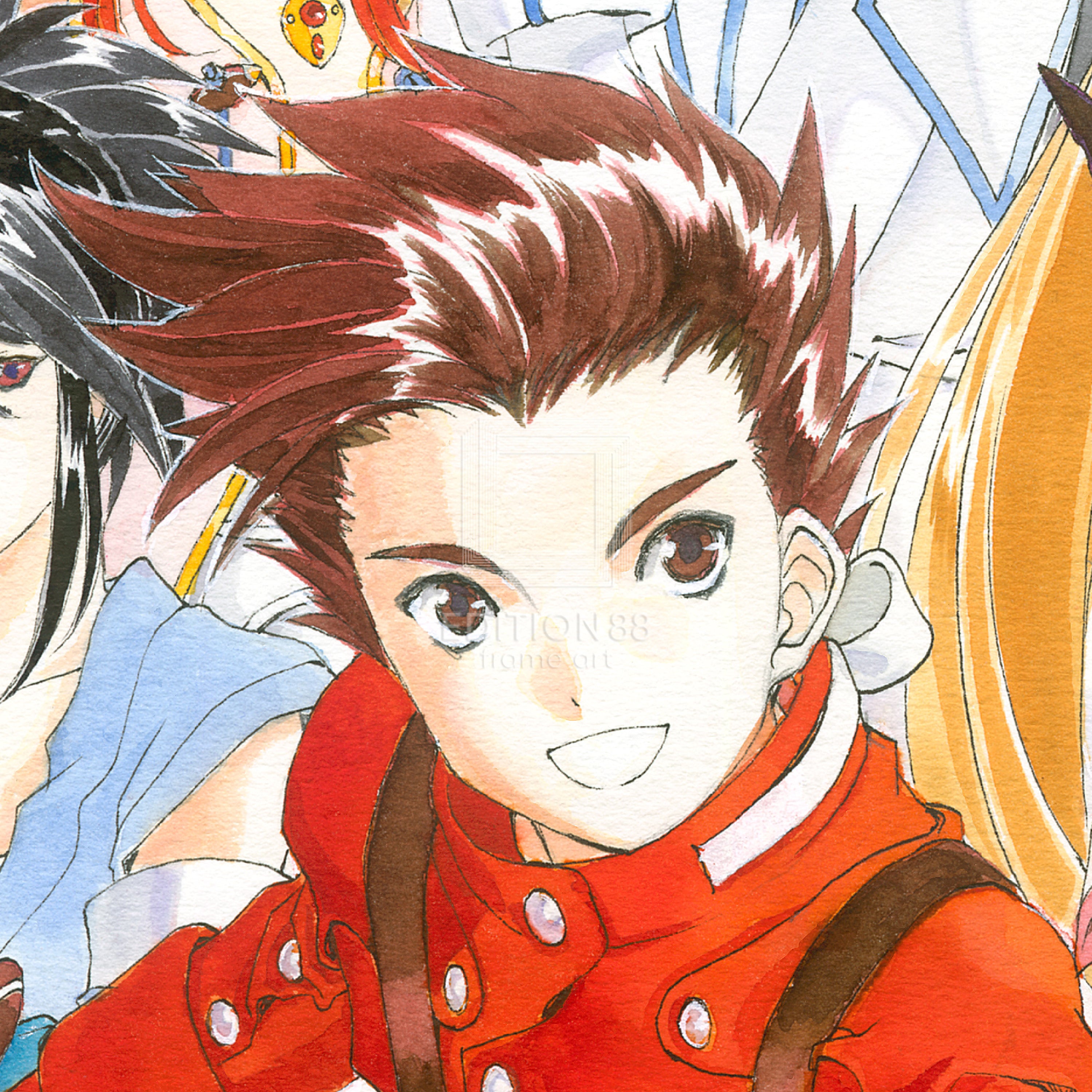 「テイルズ オブ シンフォニアーラタトスクの騎士ー」88グラフ/藤島康介(箔押しサイン入り)