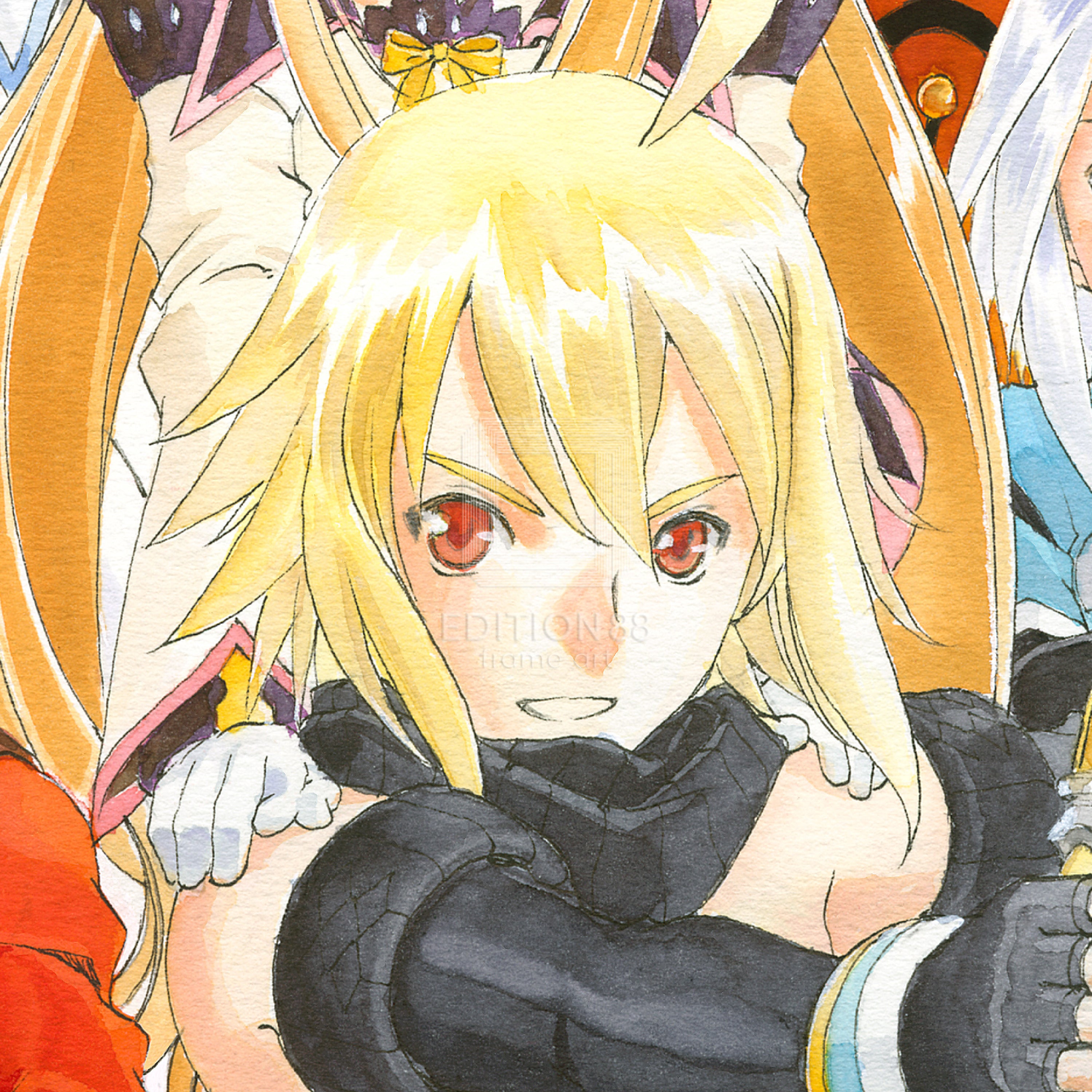 「テイルズ オブ シンフォニアーラタトスクの騎士ー」88グラフ/藤島康介(箔押しサイン入り)