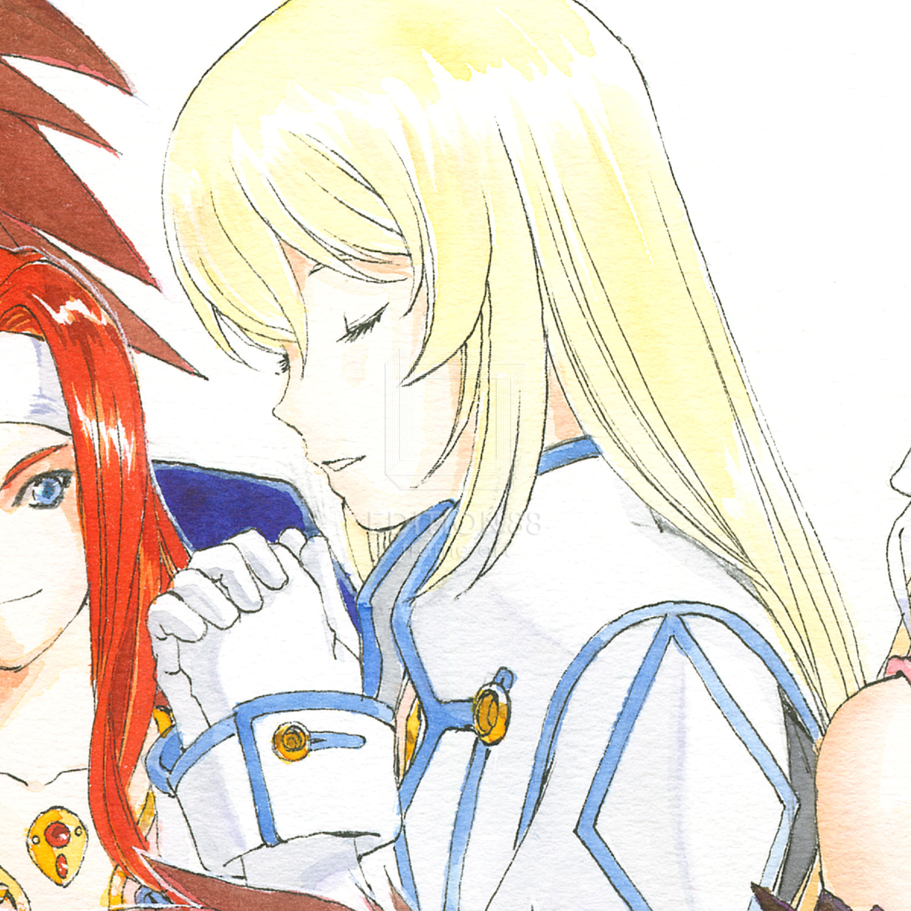 「テイルズ オブ シンフォニアーラタトスクの騎士ー」88グラフ/藤島康介(箔押しサイン入り)