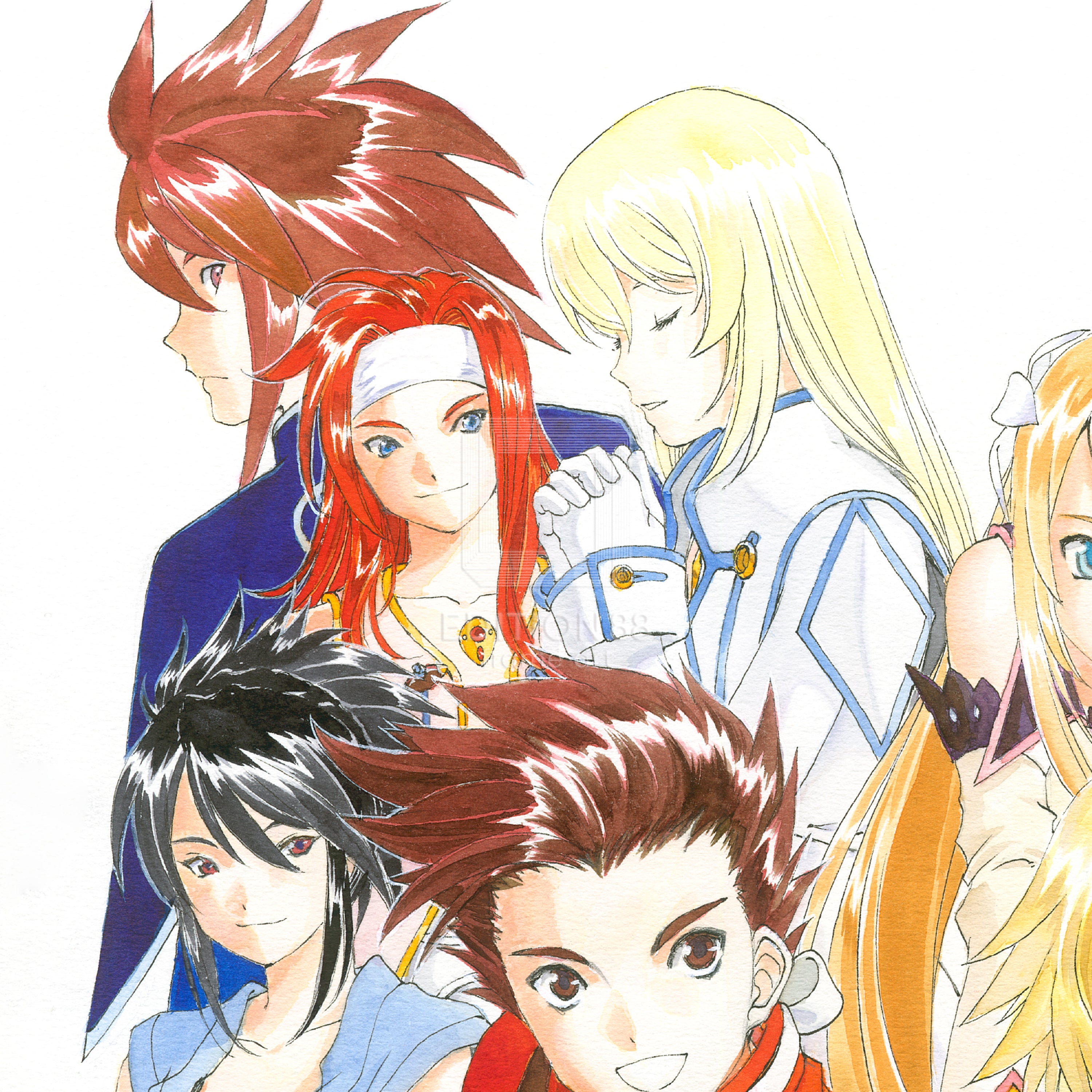 「テイルズ オブ シンフォニアーラタトスクの騎士ー」88グラフ/藤島康介(箔押しサイン入り)