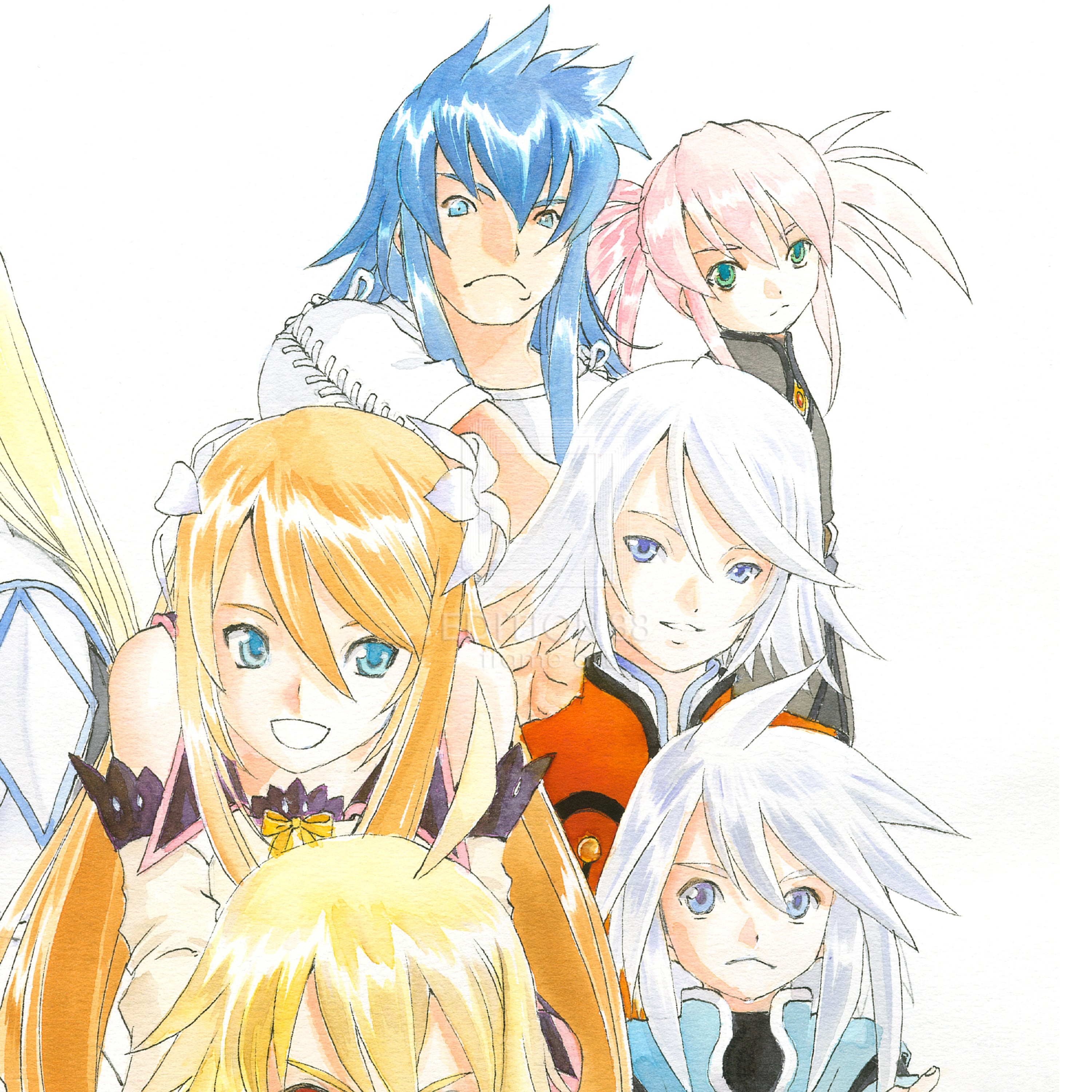 「テイルズ オブ シンフォニアーラタトスクの騎士ー」88グラフ/藤島康介(箔押しサイン入り)