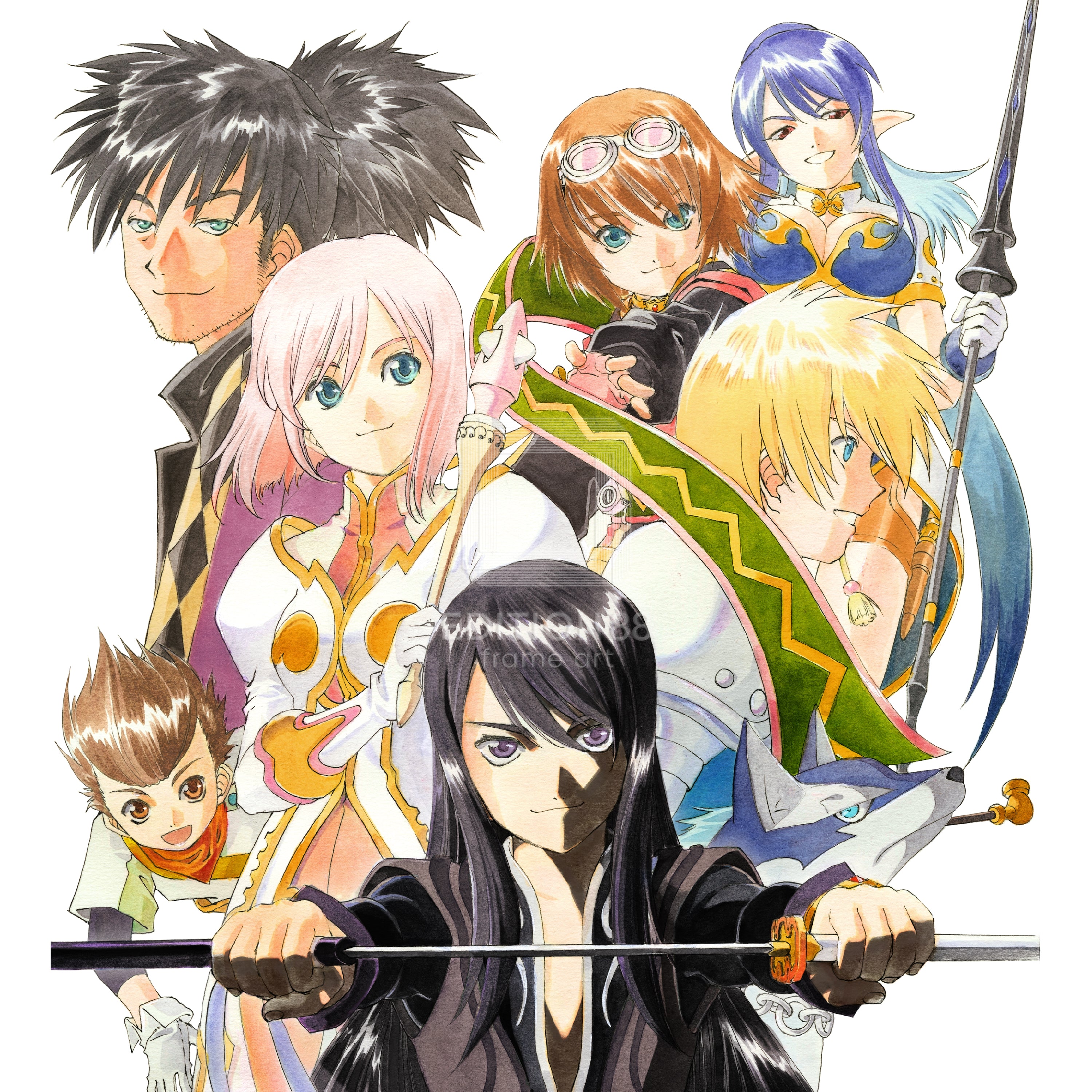 「テイルズ オブ ヴェスペリア 」88グラフ1/藤島康介(箔押しサイン入り)