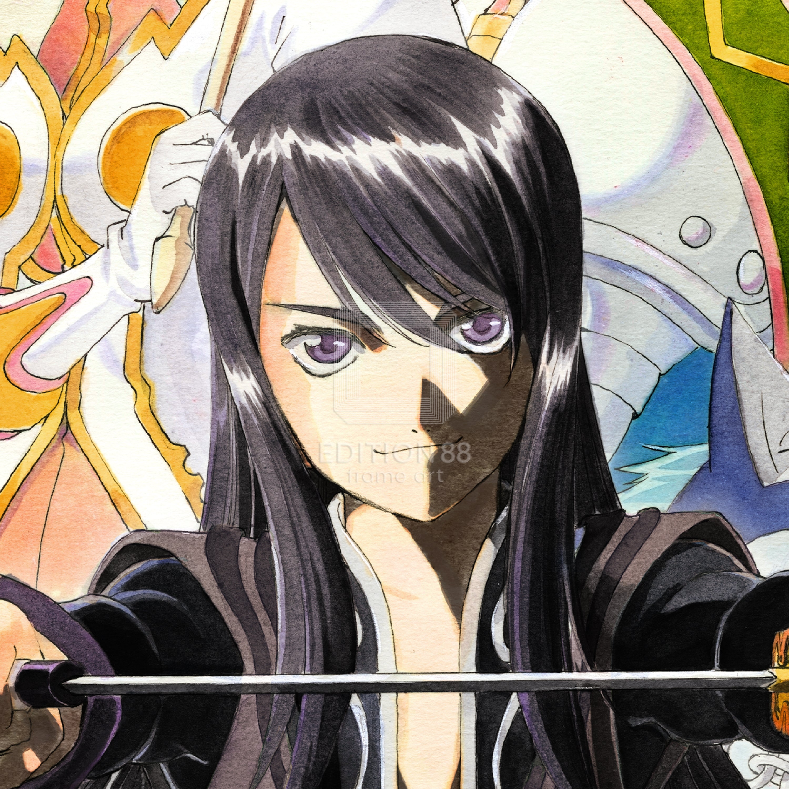 「テイルズ オブ ヴェスペリア 」88グラフ1/藤島康介(箔押しサイン入り)