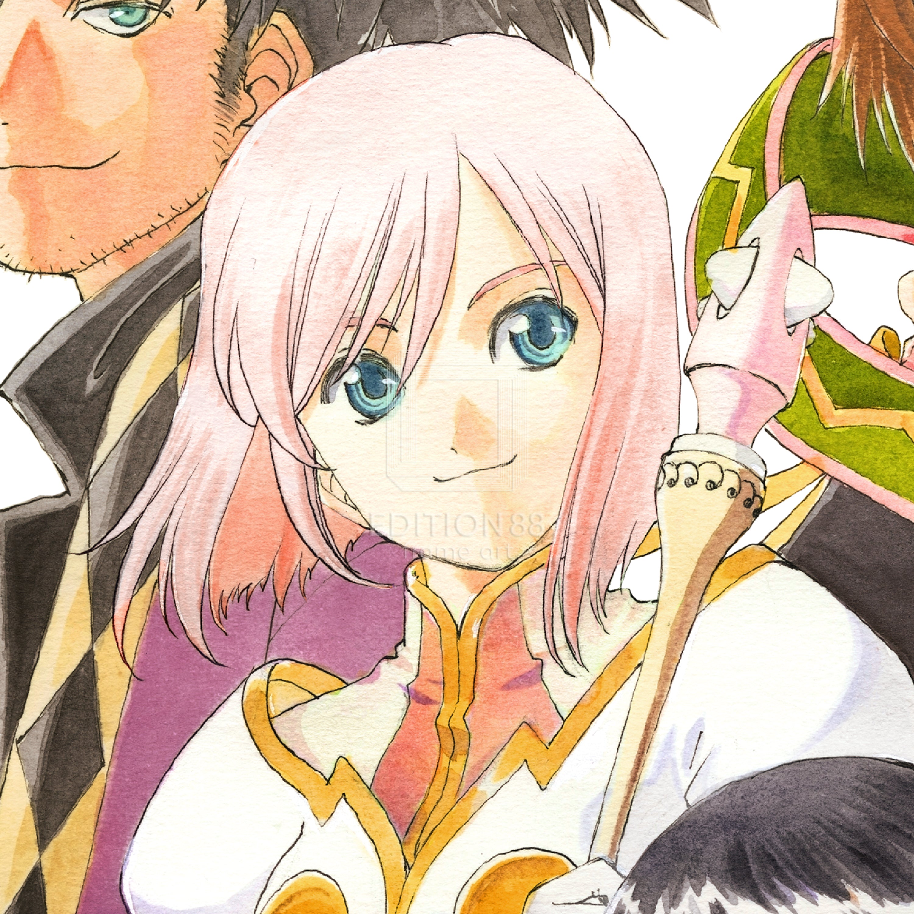 「テイルズ オブ ヴェスペリア 」88グラフ1/藤島康介(箔押しサイン入り)