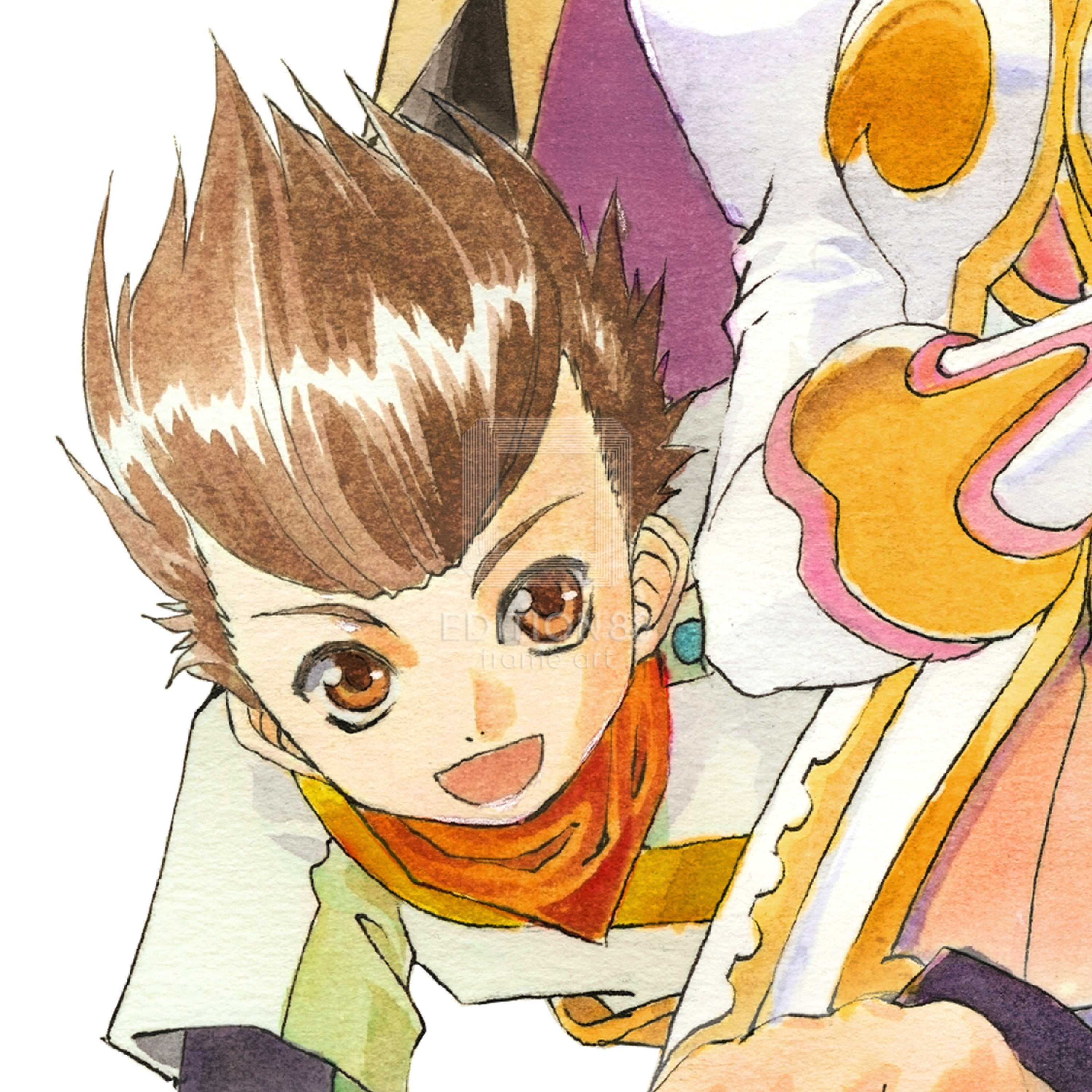 「テイルズ オブ ヴェスペリア 」88グラフ1/藤島康介(箔押しサイン入り)