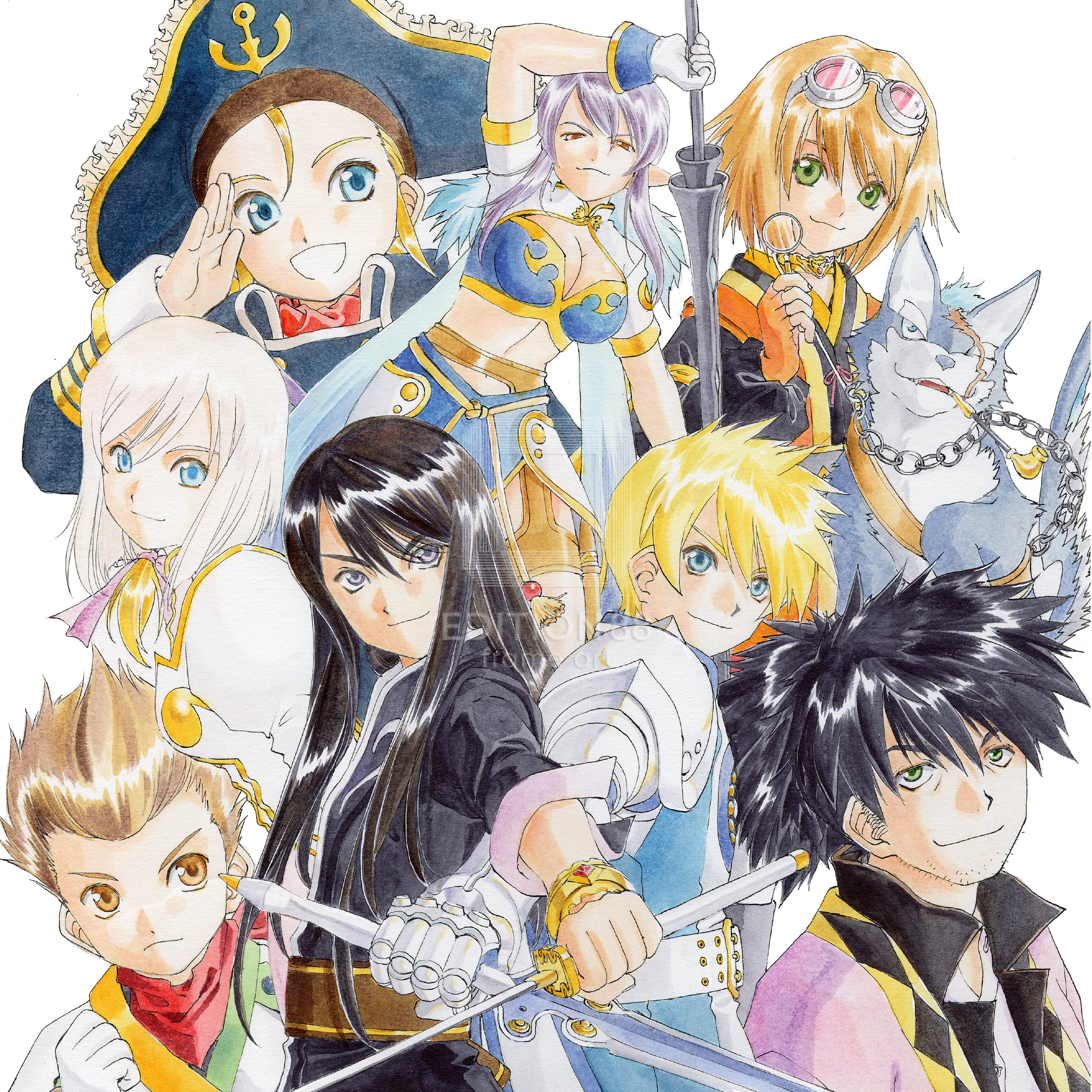 「テイルズ オブ ヴェスペリア 」88グラフ2/藤島康介(箔押しサイン入り)