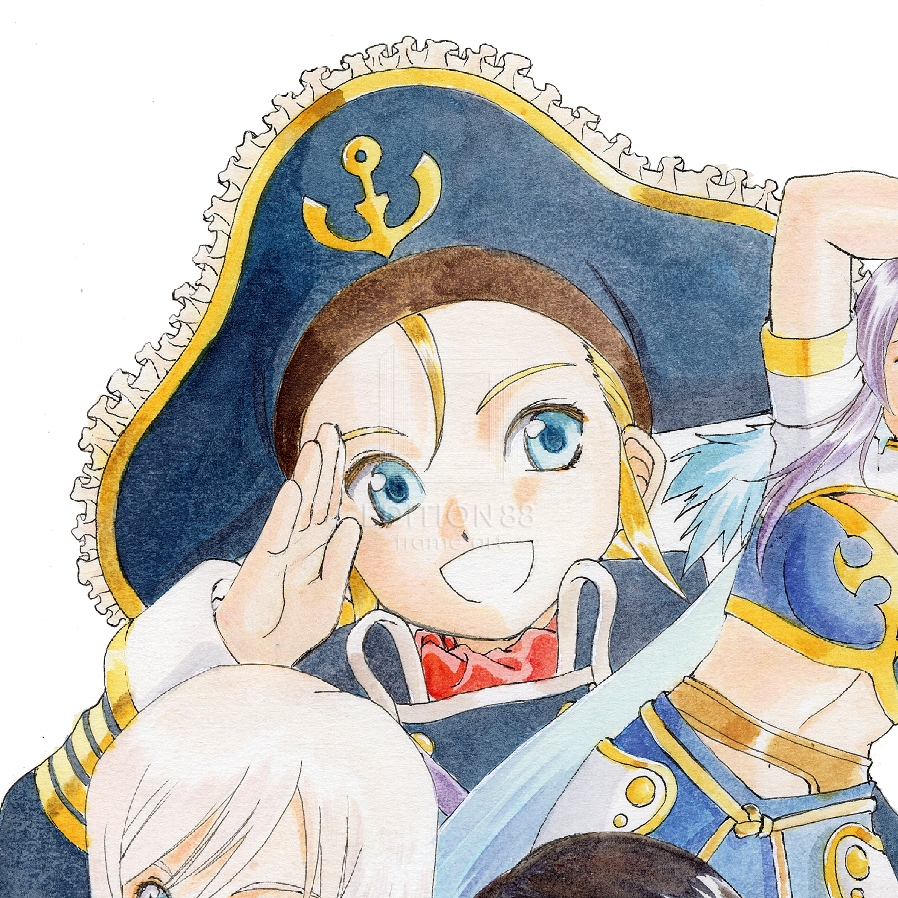 「テイルズ オブ ヴェスペリア 」88グラフ2/藤島康介(箔押しサイン入り)