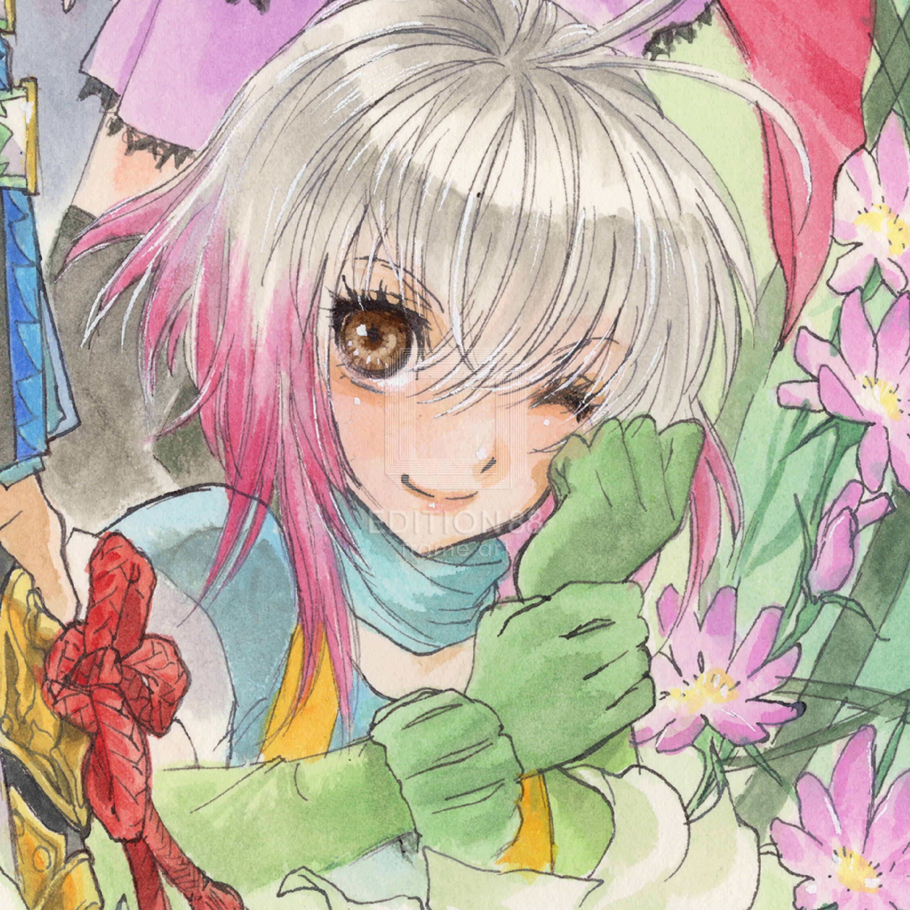 「テイルズ オブ グレイセス エフ」88グラフ2/いのまたむつみ(箔押しサイン入り)