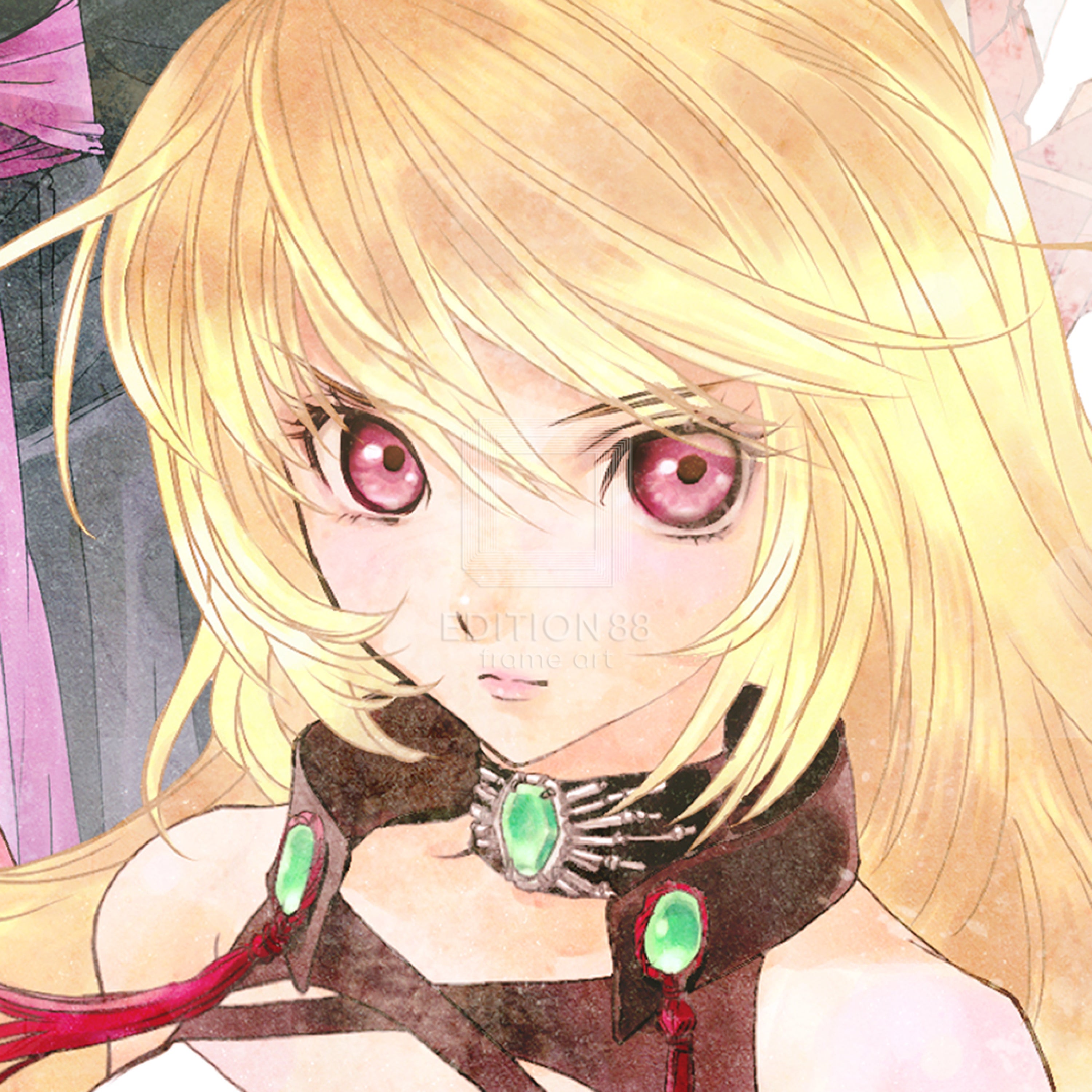 「テイルズ オブ エクシリア」88グラフ/藤島康介・いのまたむつみ(箔押しサイン入り)