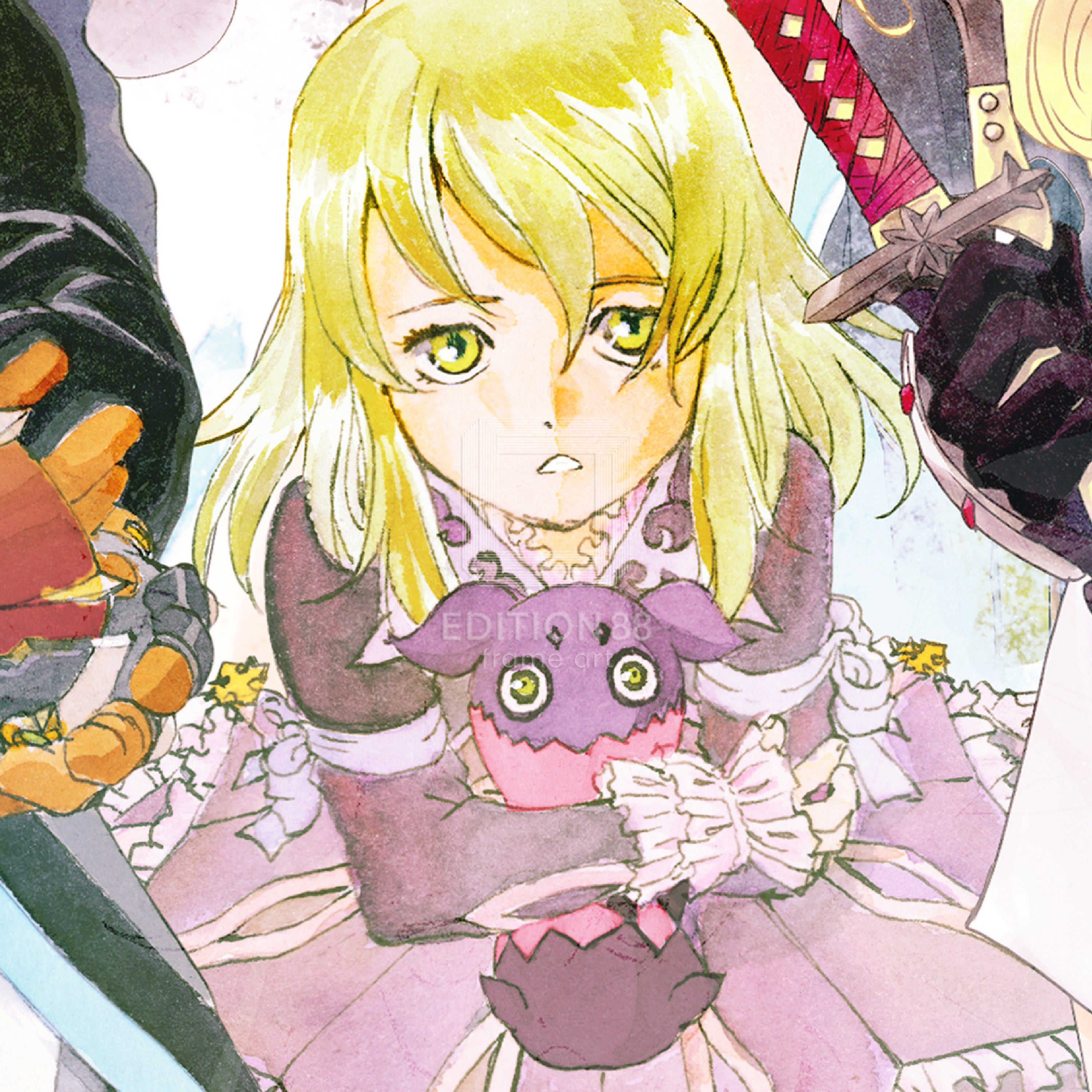 「テイルズ オブ エクシリア」88グラフ/藤島康介・いのまたむつみ(箔押しサイン入り)