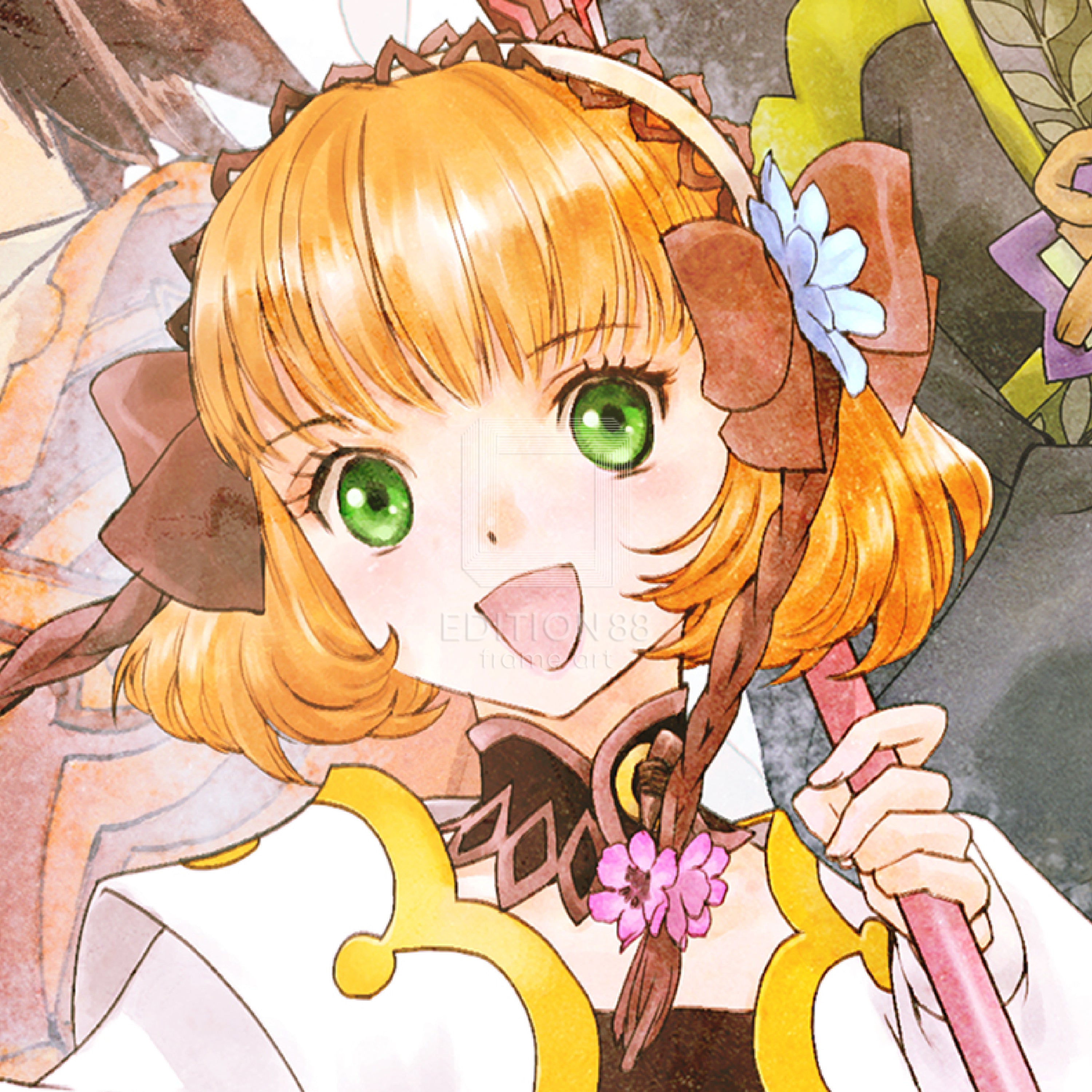 「テイルズ オブ エクシリア」88グラフ/藤島康介・いのまたむつみ(箔押しサイン入り)