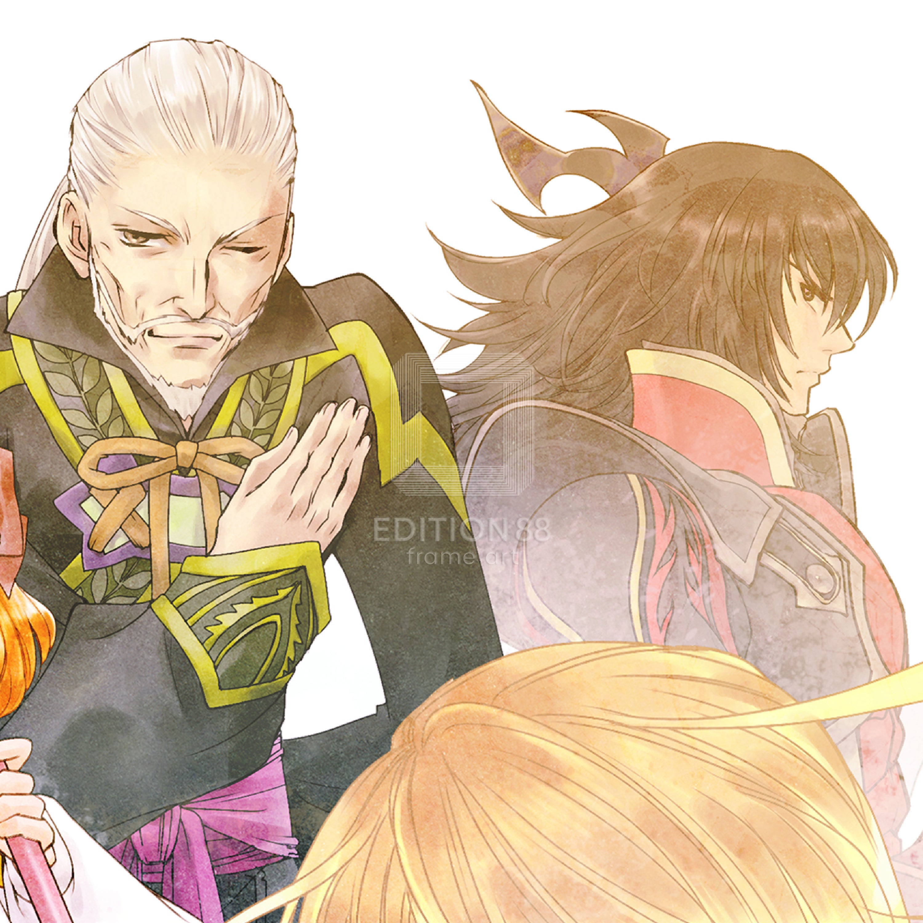 「テイルズ オブ エクシリア」88グラフ/藤島康介・いのまたむつみ(箔押しサイン入り)