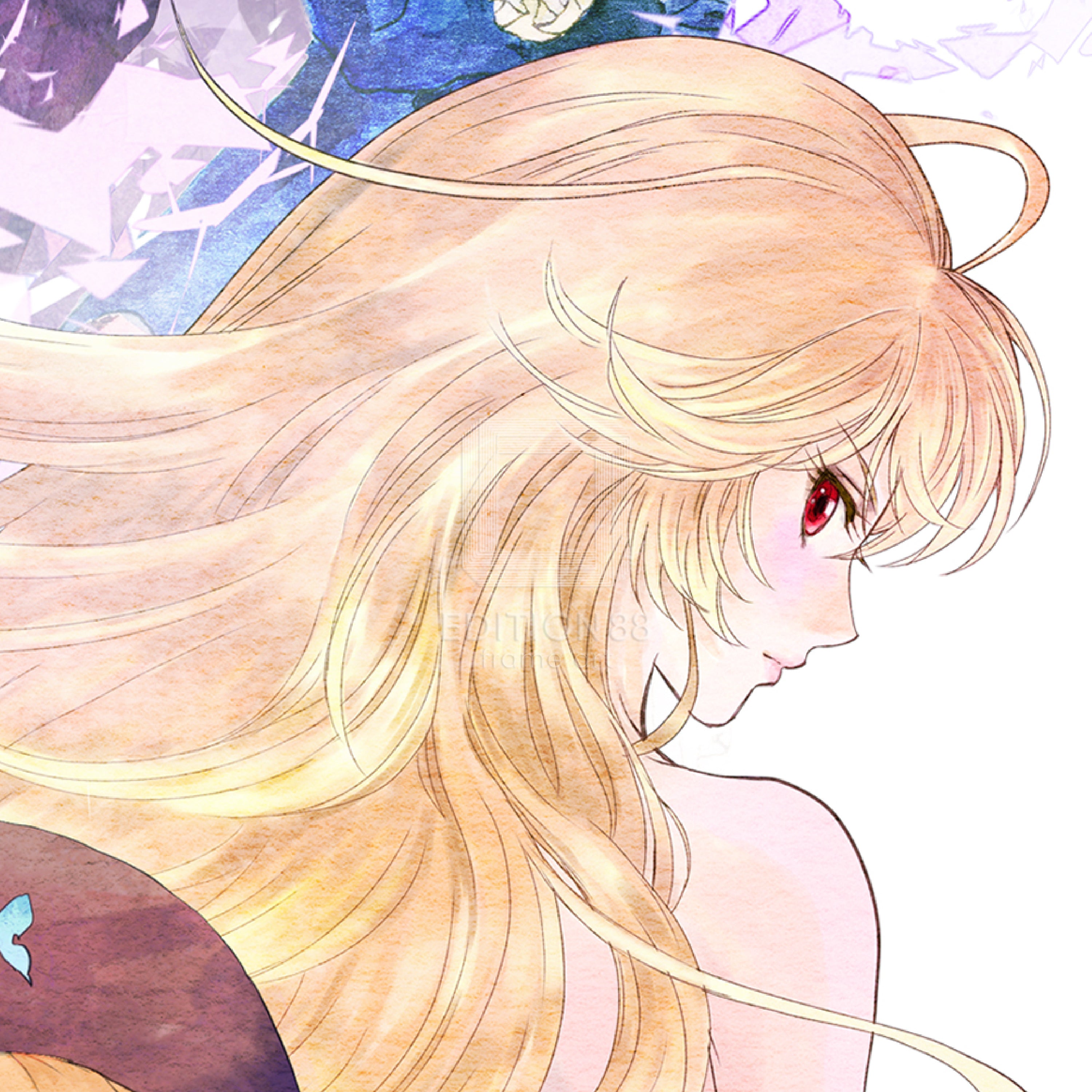 「テイルズ オブ エクシリア2」88グラフ/藤島康介・いのまたむつみ(箔押しサイン入り)