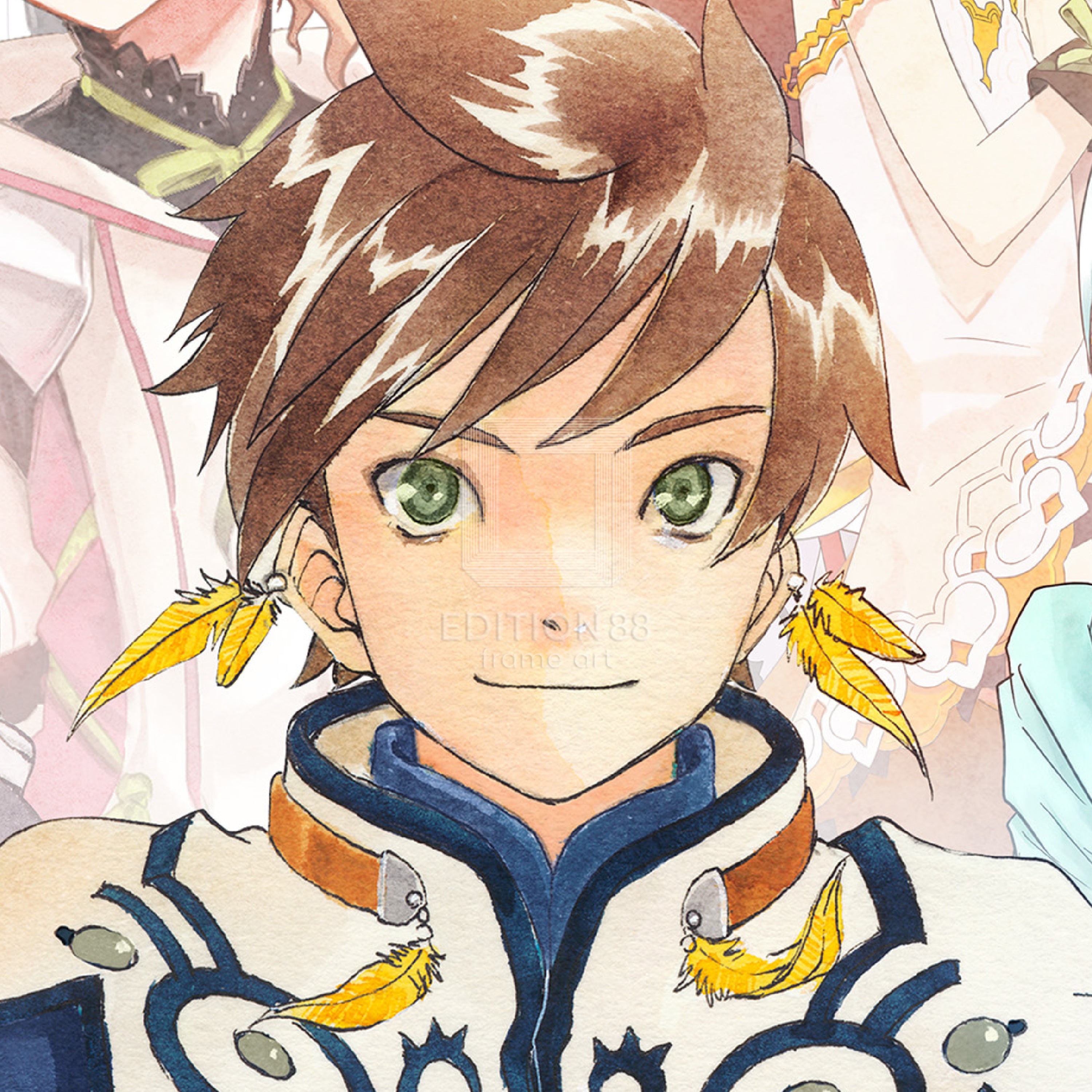 「テイルズ オブ ゼスティリア」88グラフ/藤島康介・いのまたむつみ(箔押しサイン入り)