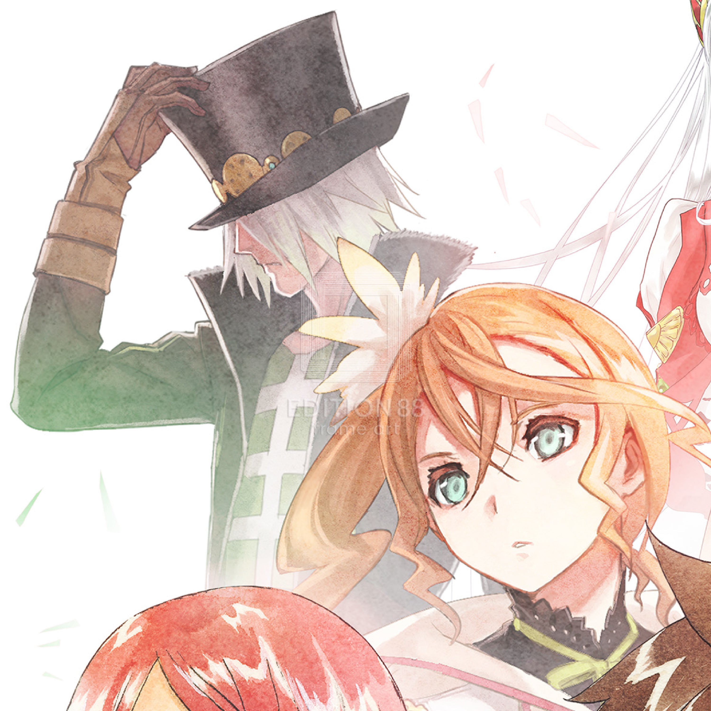 「テイルズ オブ ゼスティリア」88グラフ/藤島康介・いのまたむつみ(箔押しサイン入り)