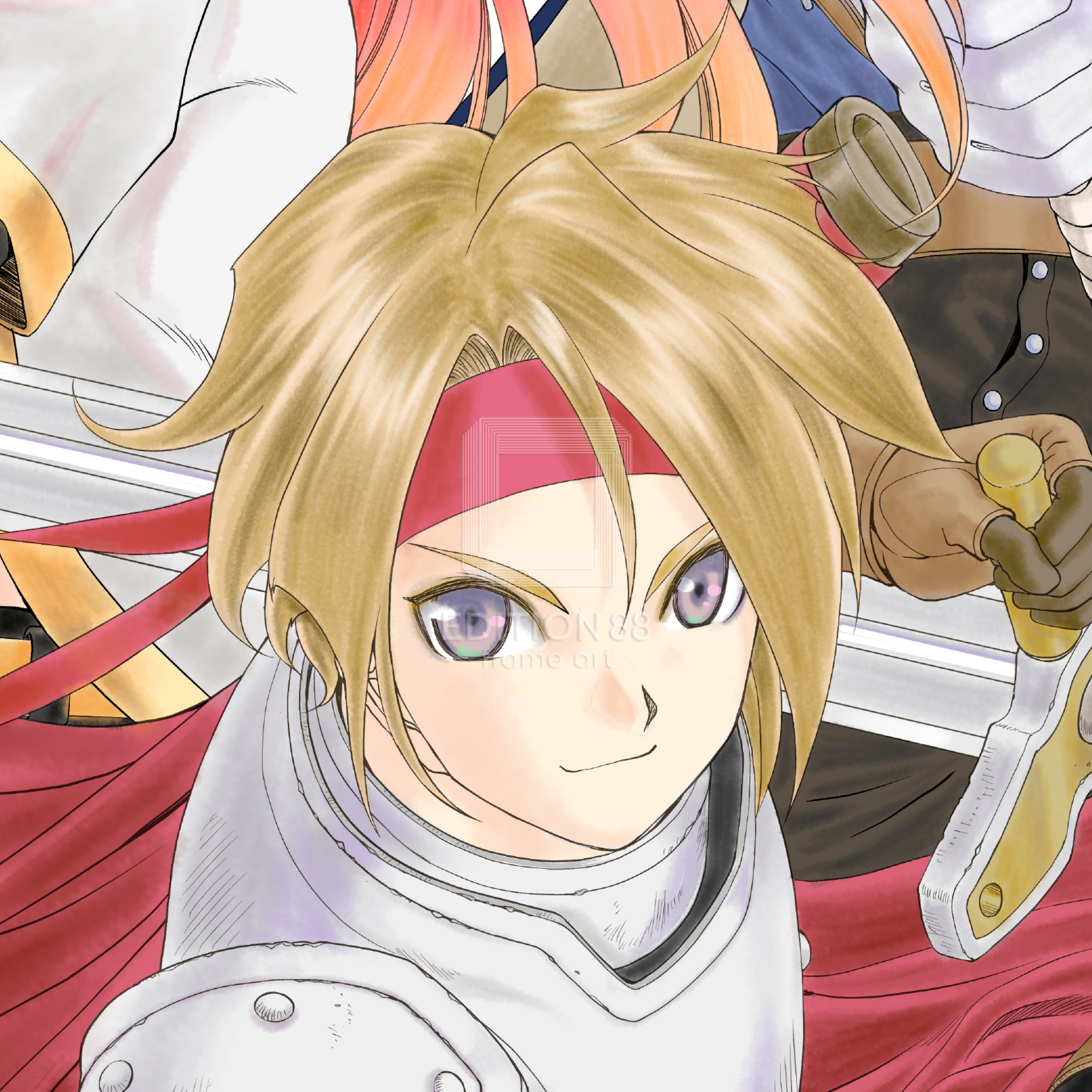 『テイルズ オブ』シリーズ 30周年記念 藤島康介先生描き下ろしイラスト 88グラフ/藤島康介(直筆サイン入り/限定100枚)