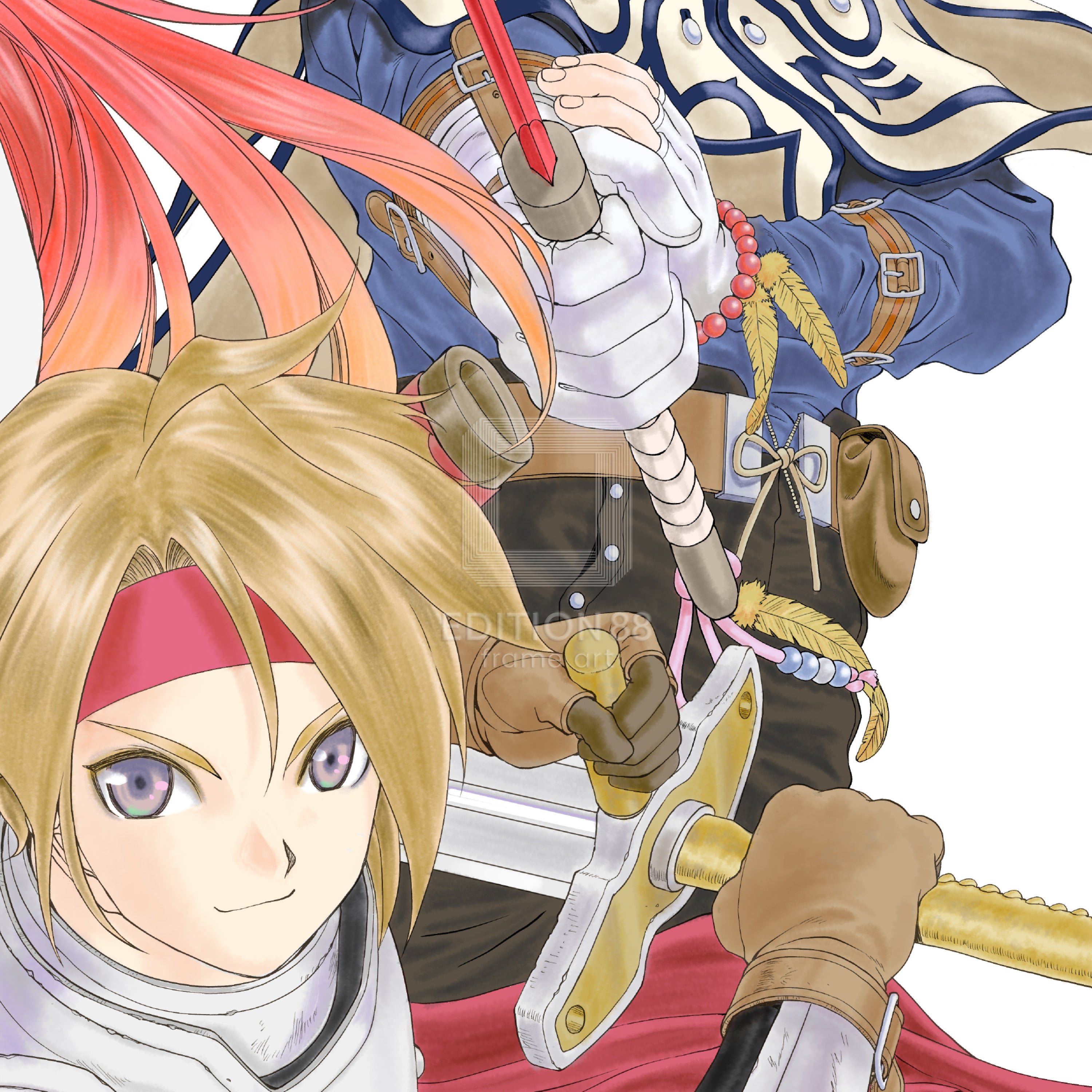 『テイルズ オブ』シリーズ 30周年記念 藤島康介先生描き下ろしイラスト 88グラフ/藤島康介(直筆サイン入り/限定100枚)