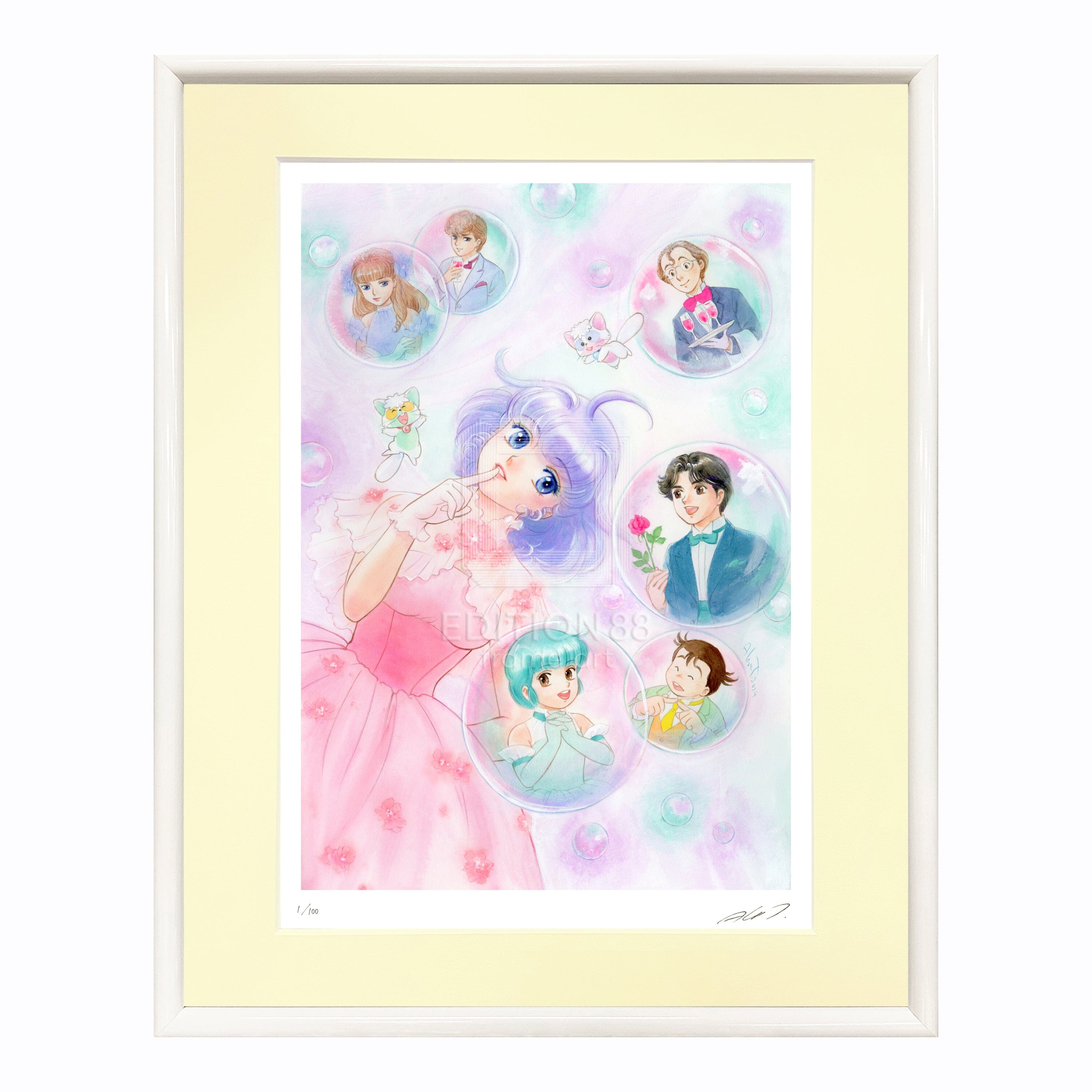 「魔法の天使クリィミーマミ」88グラフ Happy Anniversary/ 高田明美(直筆サイン入り / 限定100枚) 88グラフ Edition88