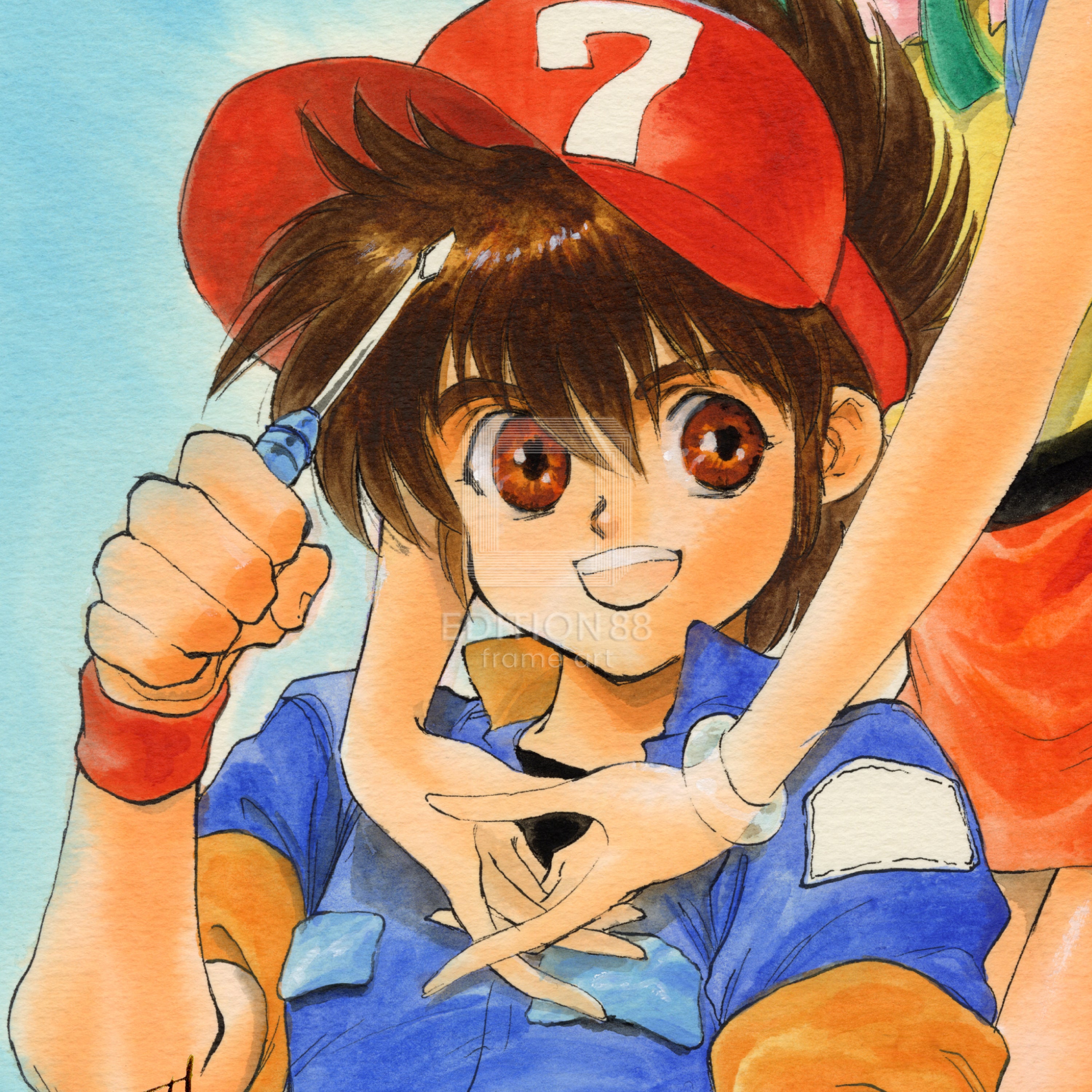 「プラレス3四郎」88グラフ3/いのまたむつみ(箔押しサイン入り)