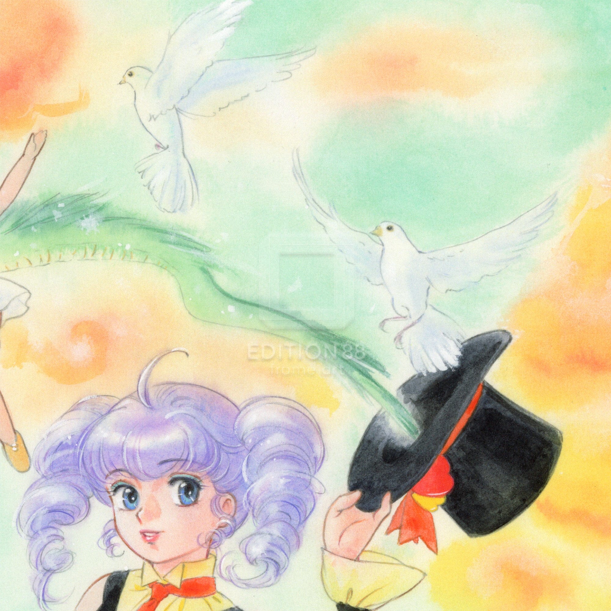 「魔法の天使クリィミーマミ」88グラフ Magic March/ 高田明美(直筆サイン入り / 限定100枚) 88グラフ Edition88