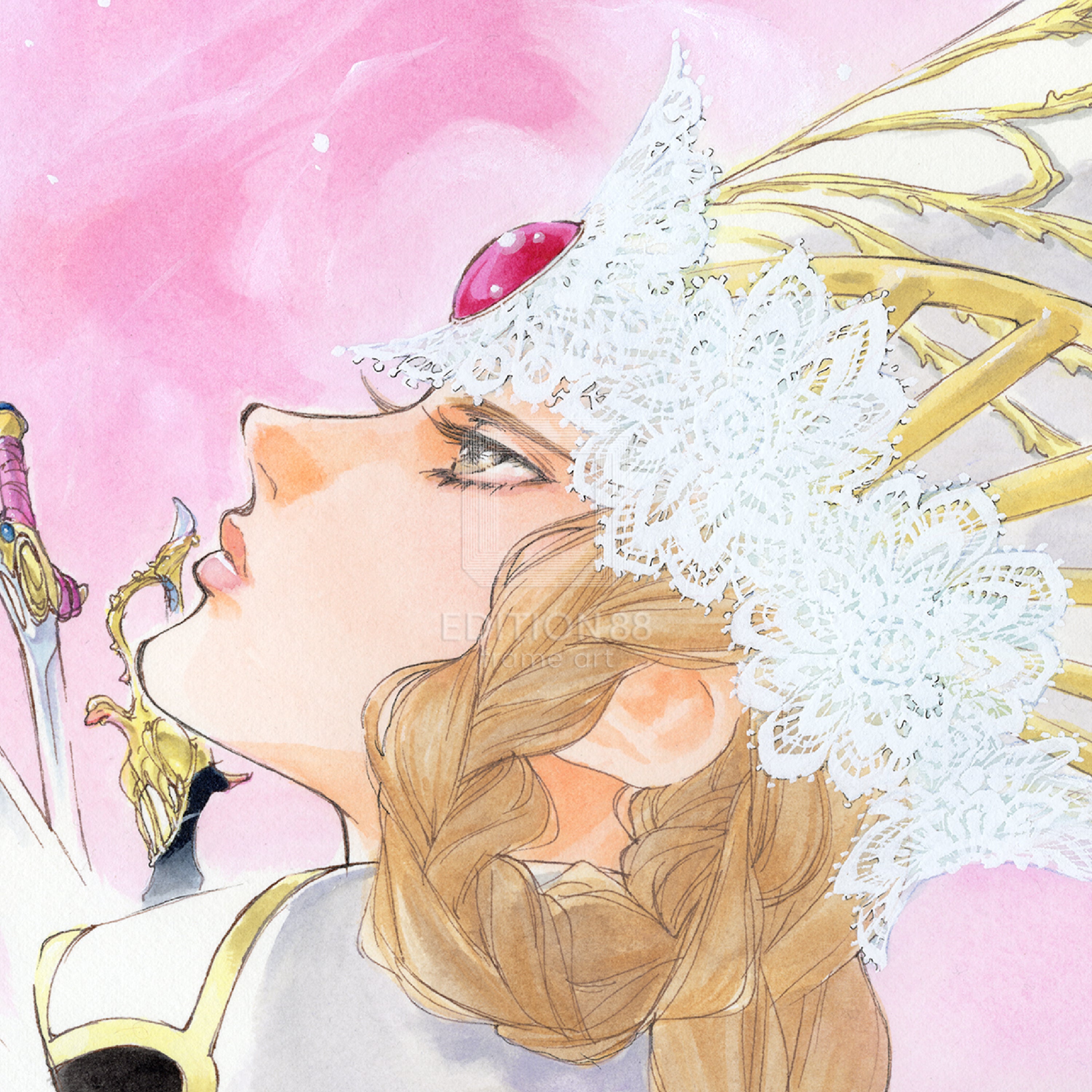 「テイルズ オブ デスティニー2」88グラフ1/いのまたむつみ(箔押しサイン入り)