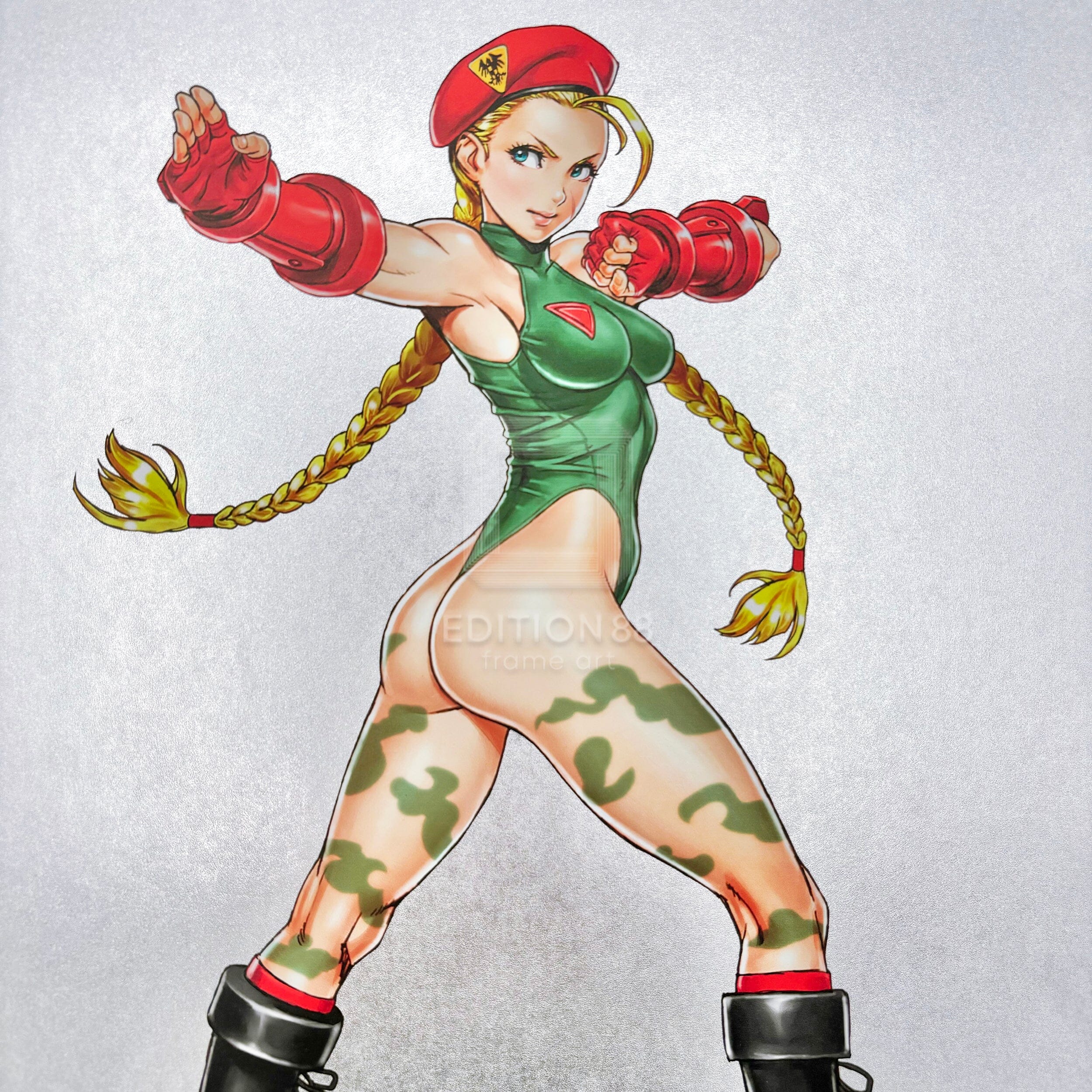 「STREET FIGHTER 美少女」88グラフ シルバー仕様 キャミィ/ 山下しゅんや(直筆サイン入り/限定100枚) 88グラフ Edition88