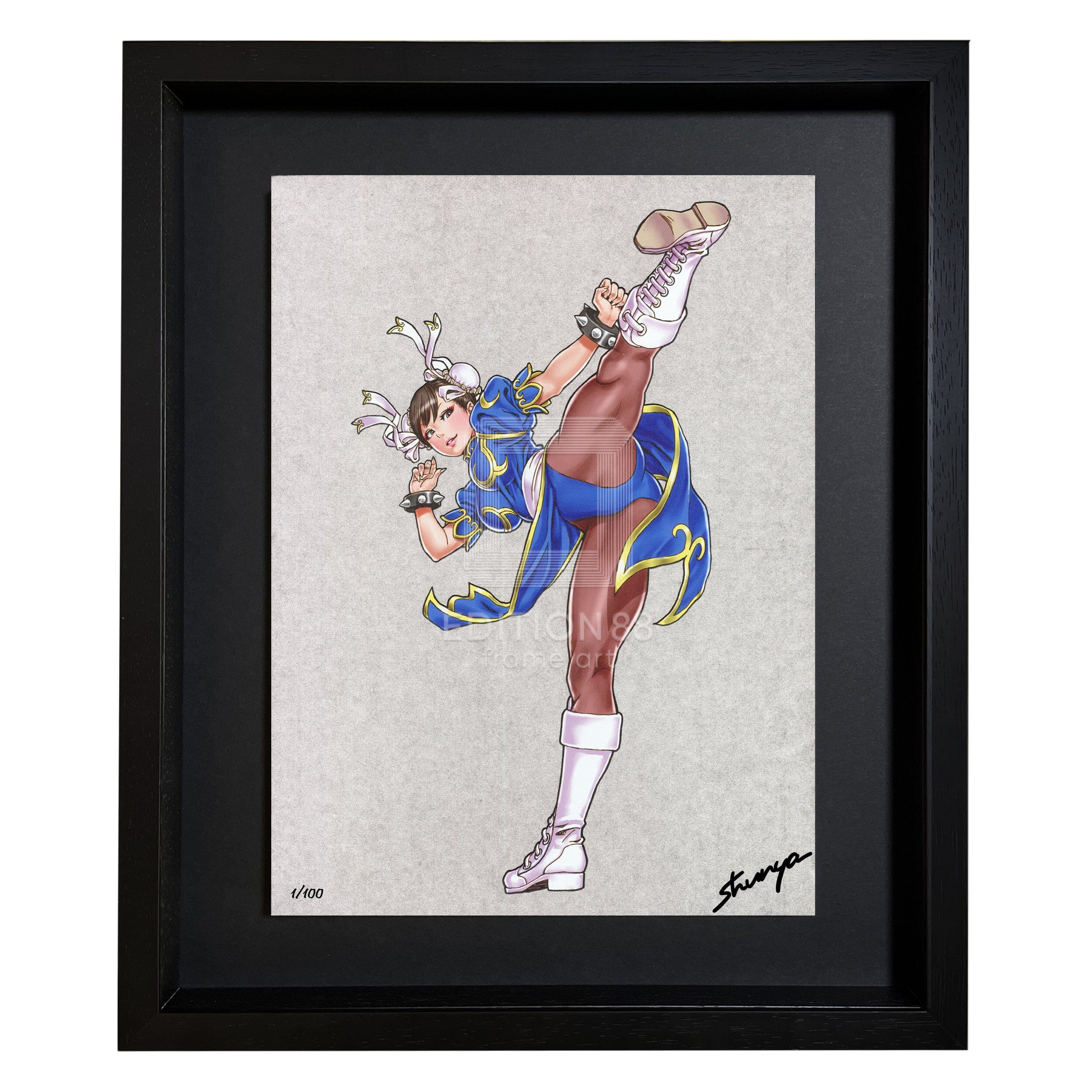 「STREET FIGHTER 美少女」88グラフ シルバー仕様 春麗/ 山下しゅんや(直筆サイン入り/限定100枚) 88グラフ Edition88