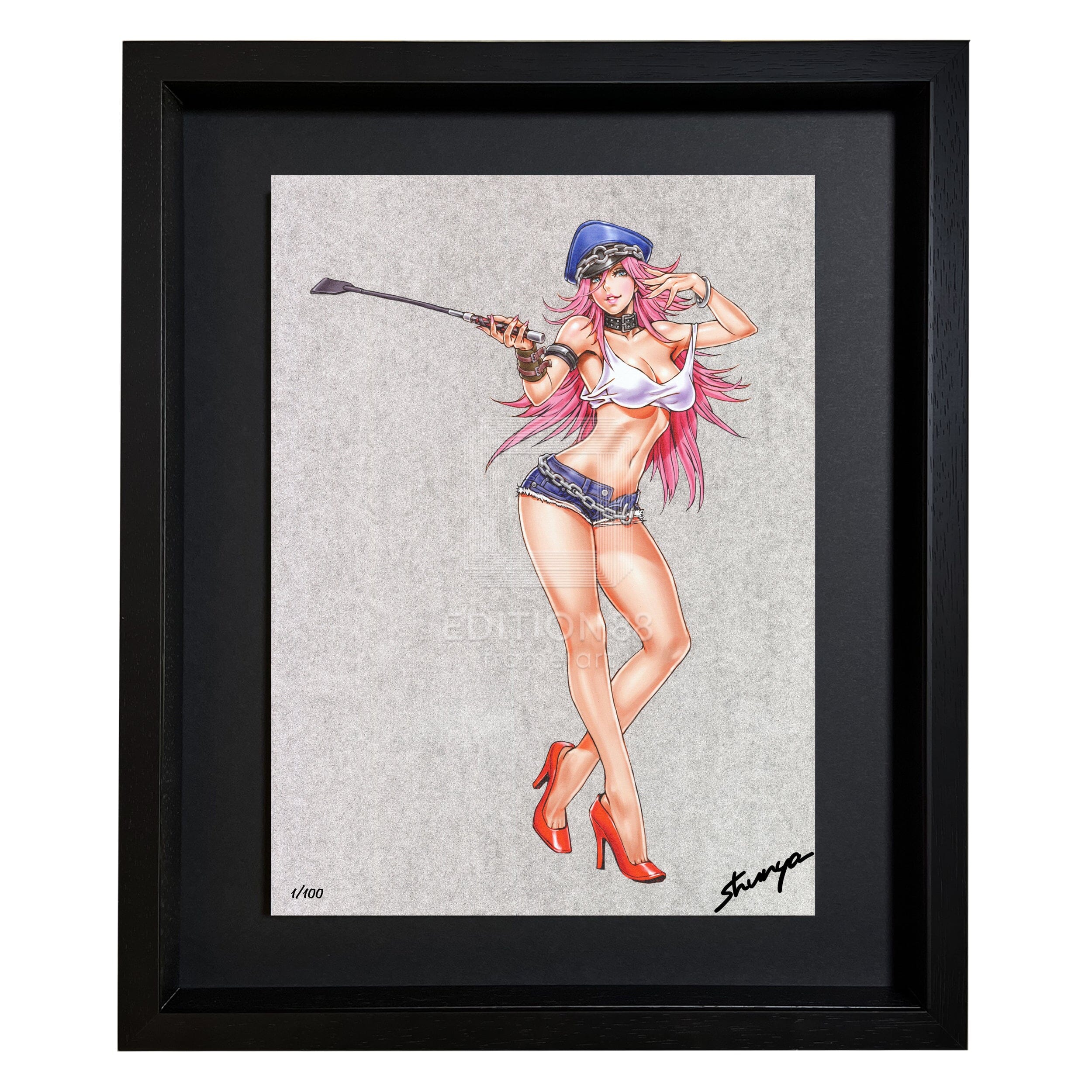 「STREET FIGHTER 美少女」88グラフ シルバー仕様 ポイズン/ 山下しゅんや(直筆サイン入り/限定100枚) 88グラフ Edition88