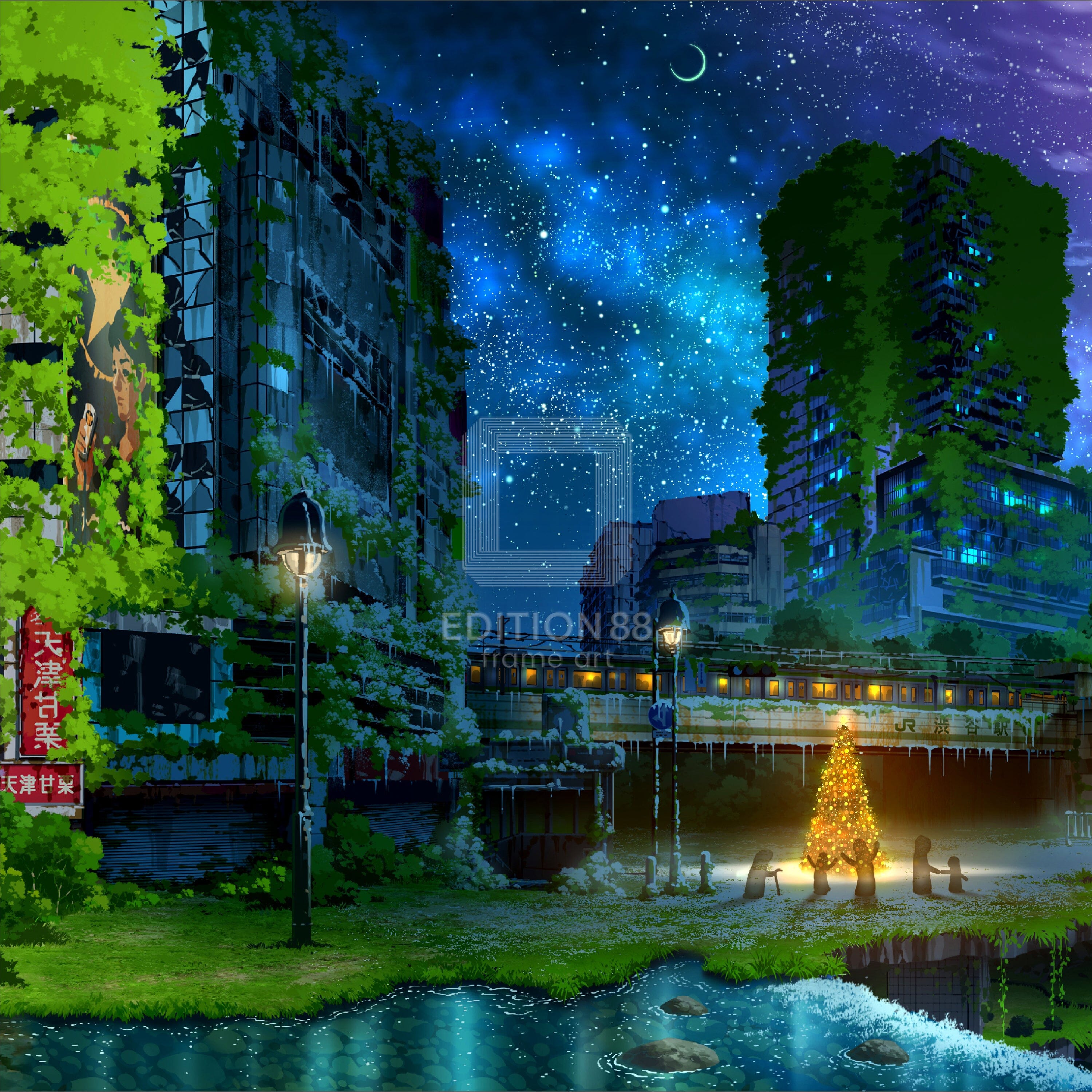 88グラフ 渋谷スクランブル交差点幻想/ 東京幻想(直筆サイン入り / 限定24枚) 88グラフ Edition88