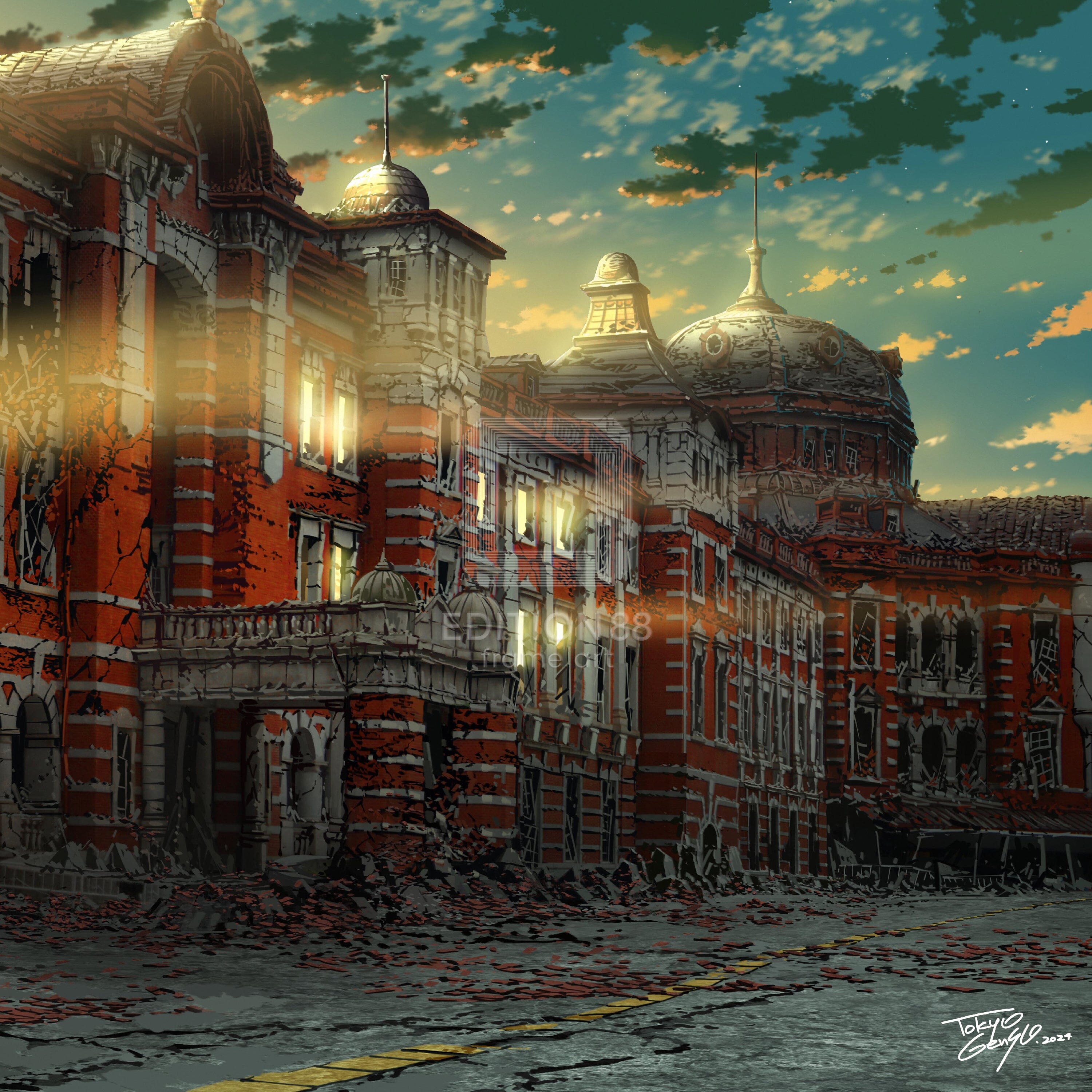 88グラフ 東京駅幻想/ 東京幻想(直筆サイン入り / 限定21枚) 88グラフ Edition88